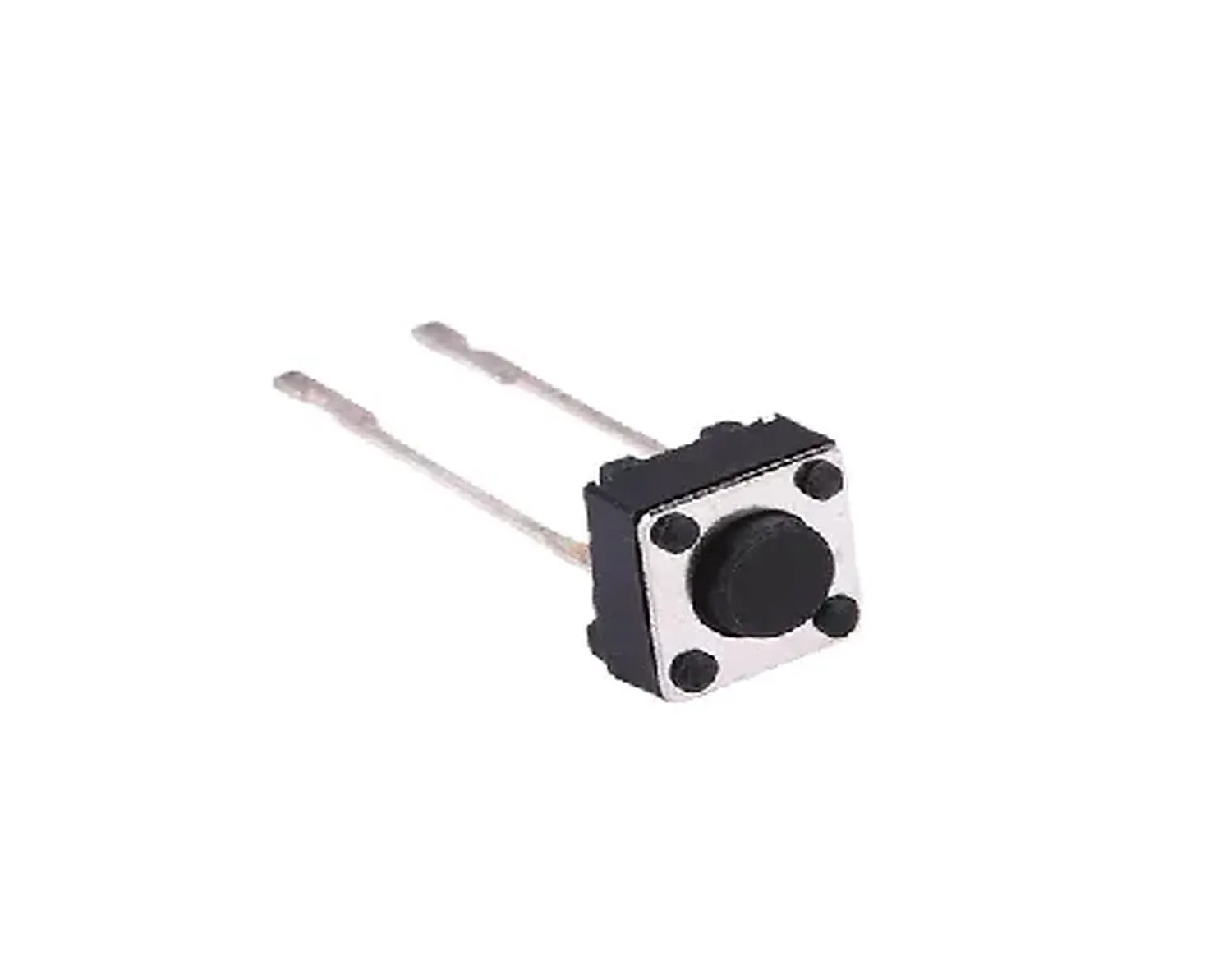 [DCD-01-C16] Mini Bouton poussoir Noir 6x6x5mm 2PIN Longue