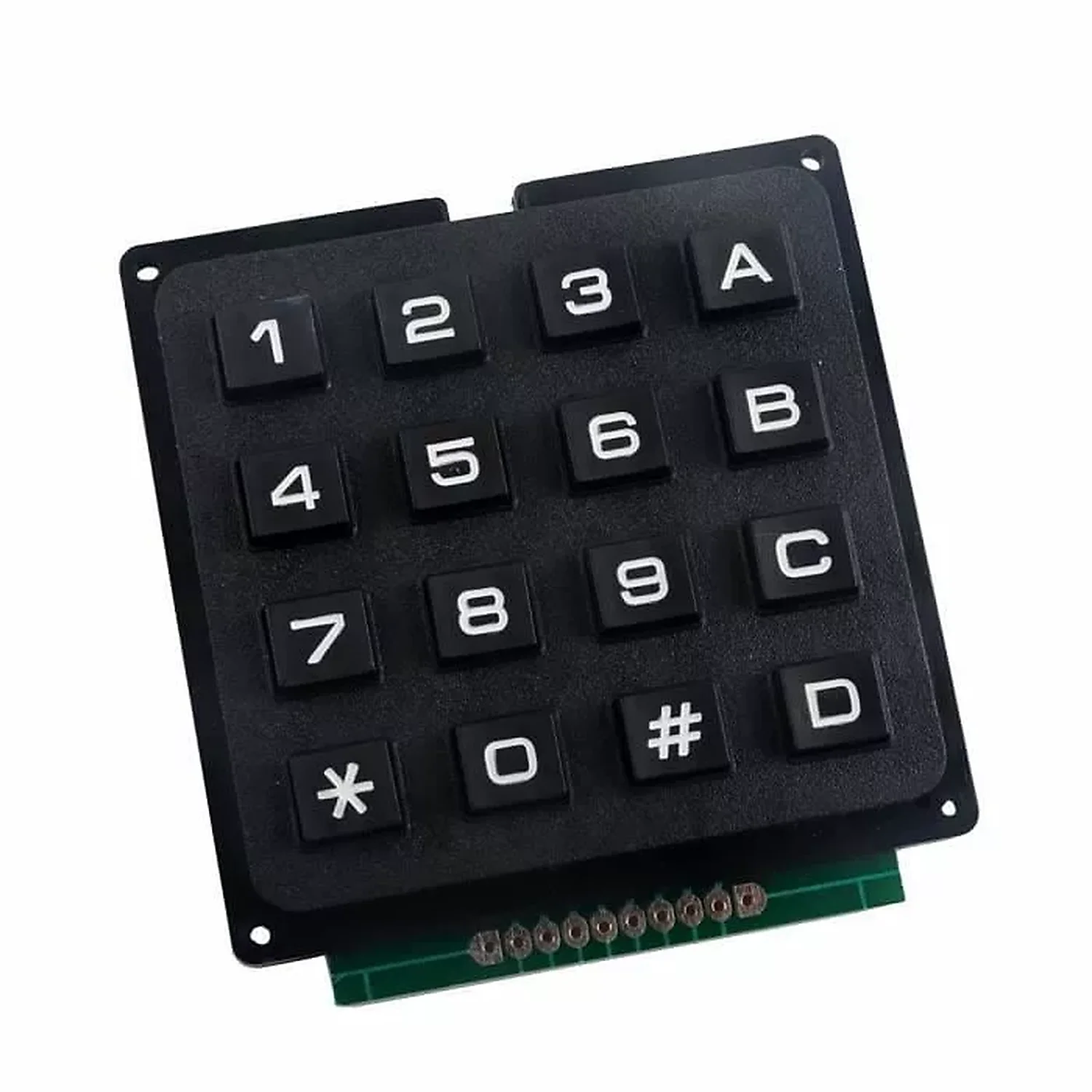 [DCD-03-A52] Clavier 4x4 matrix noir 16 boutons
