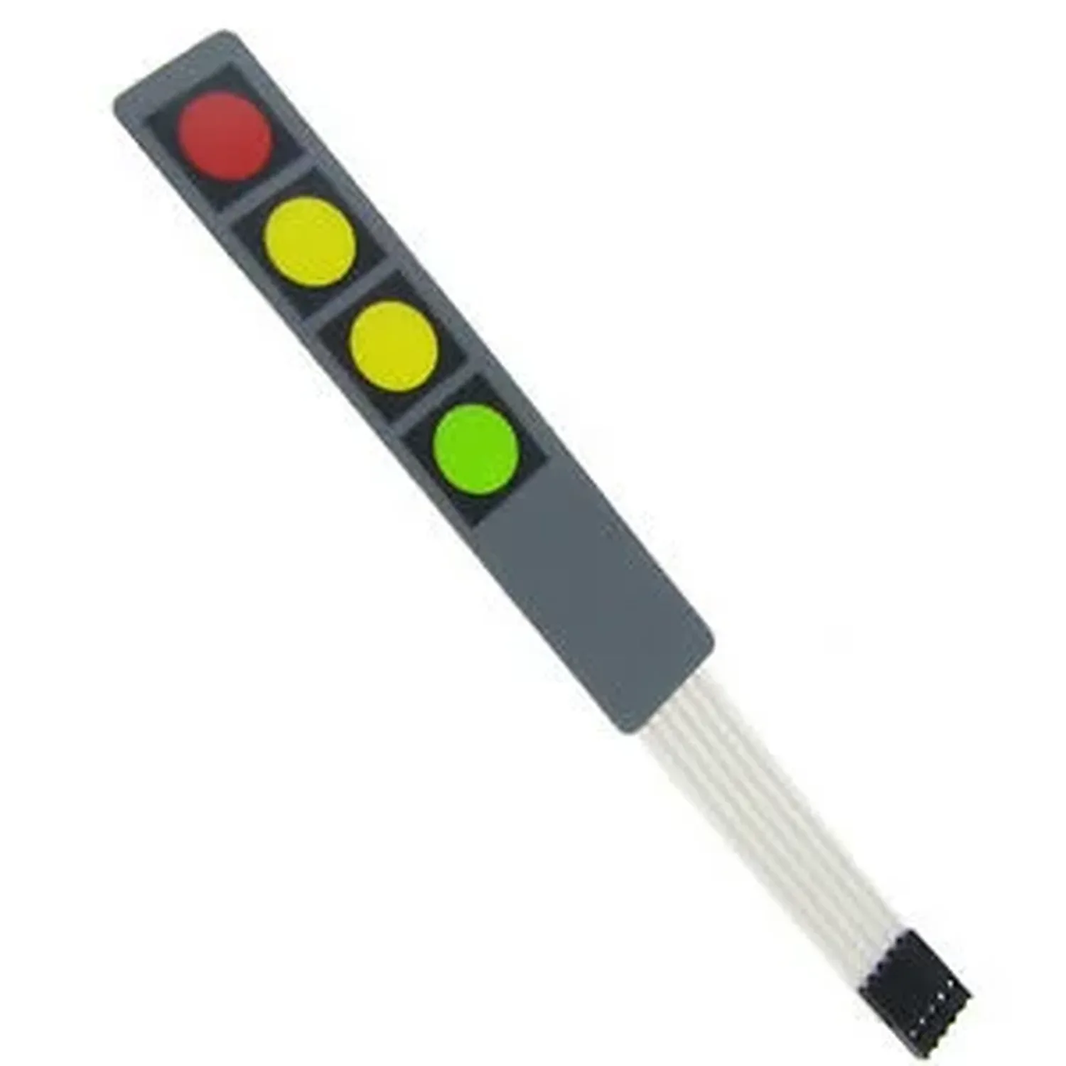 [DCD-03-A56] Clavier 4 touches compact pour projets électroniques, module 107x20x0.8mm