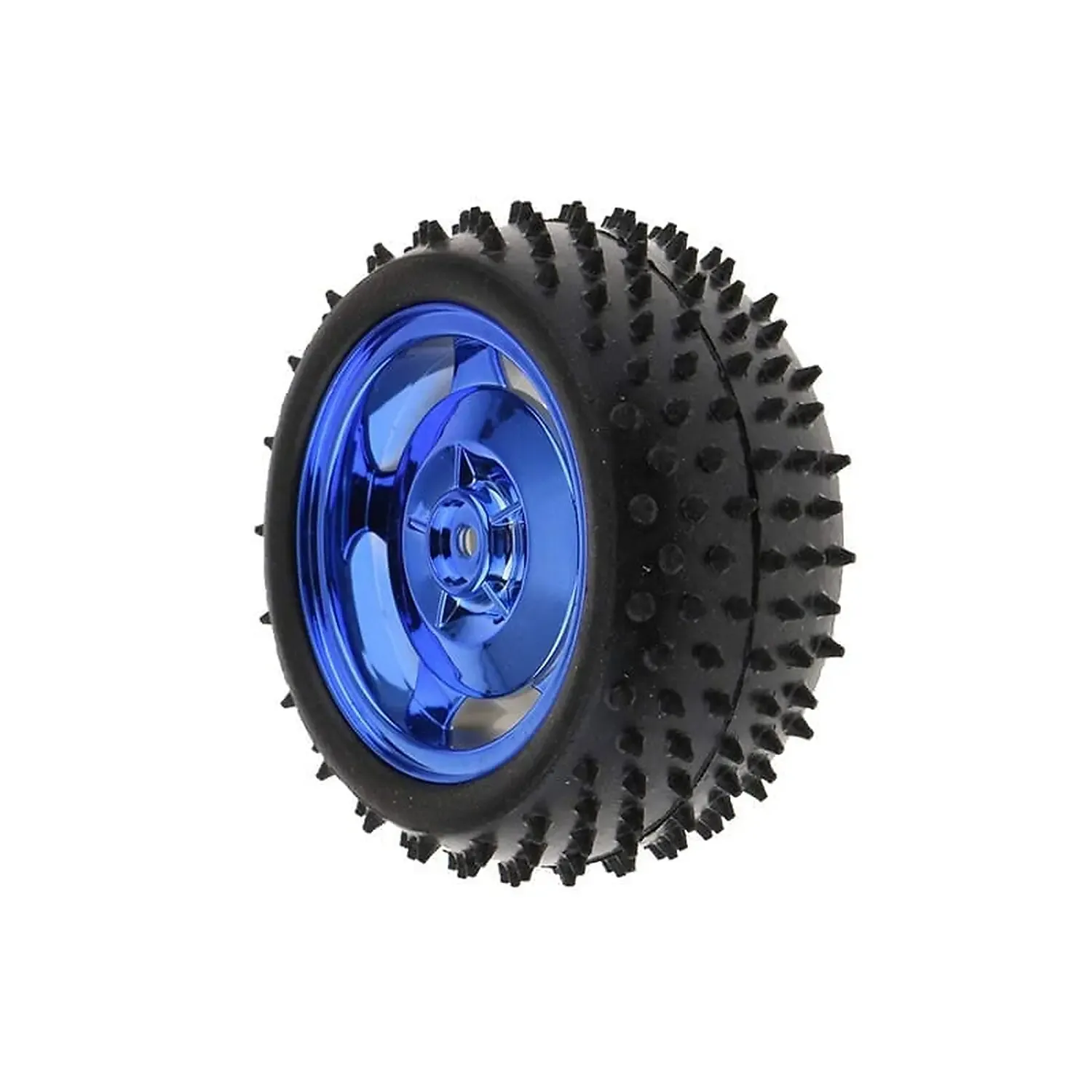[DRO-01-A45] Roue cramponnée Bleu 85mm Largeur 38mm