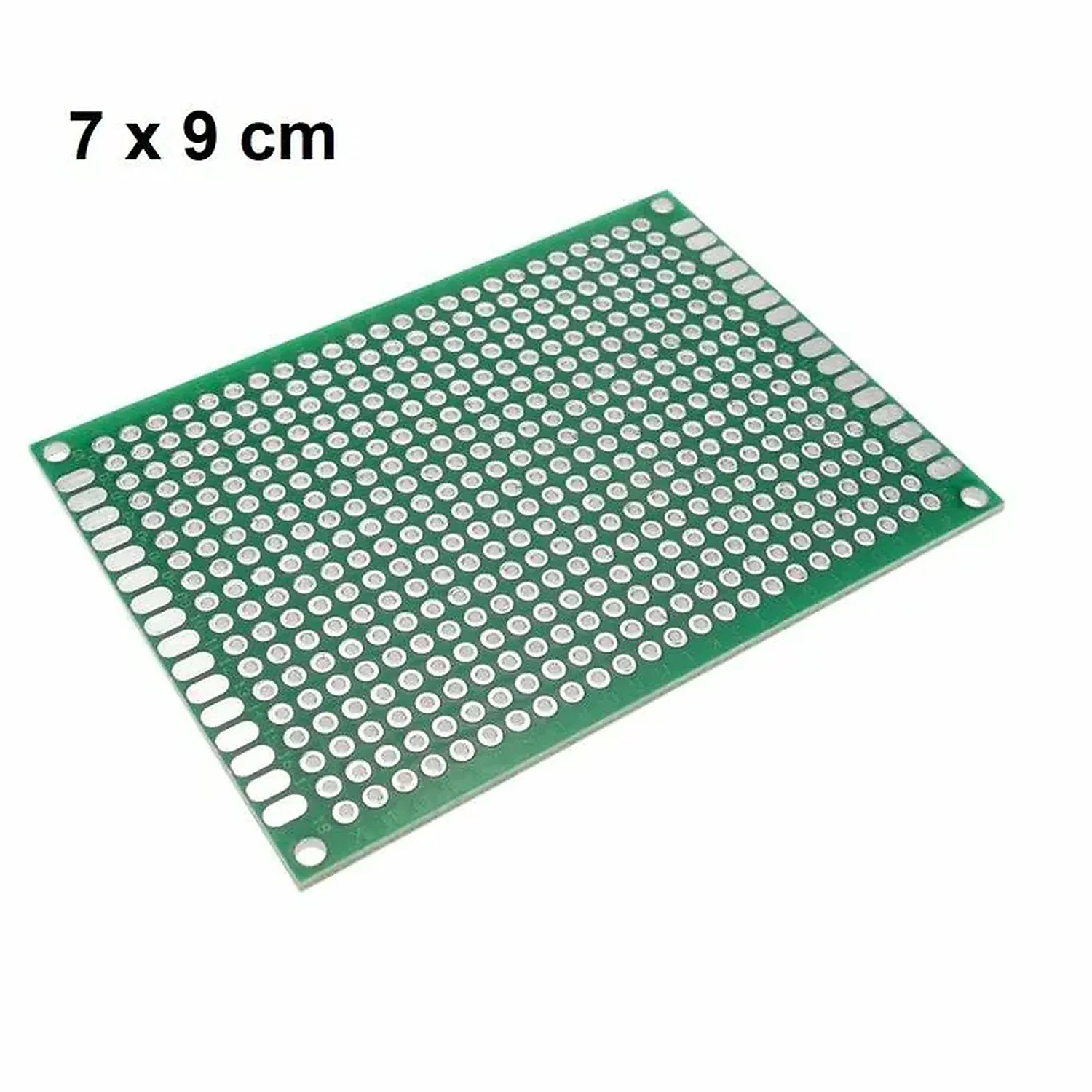 [DPC-01-A03] Plaque perforee 6X8 cm Verte Double Face
