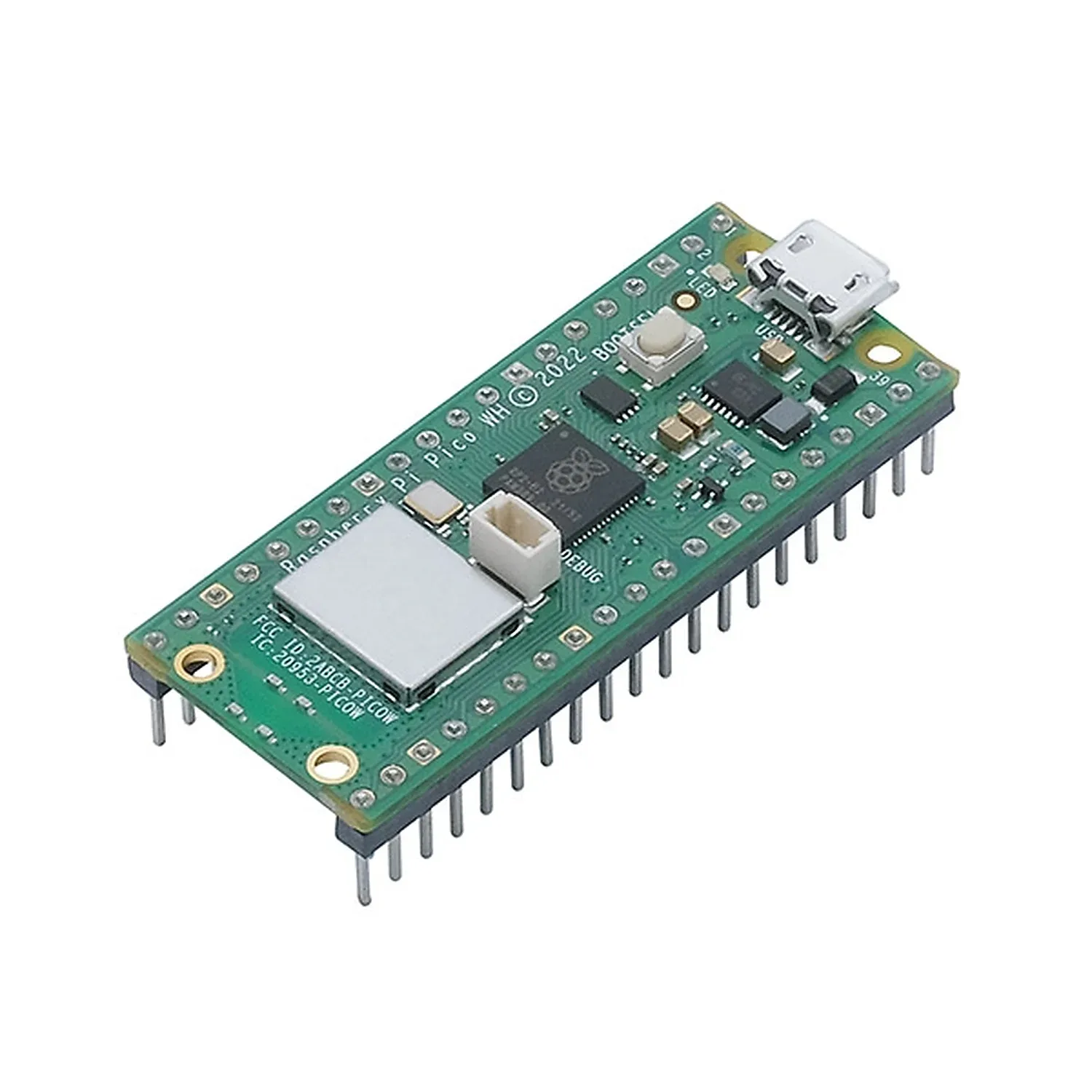 [DRS-01-A19] Carte Raspberry PI PICO WH 32bit SC0919 soudé