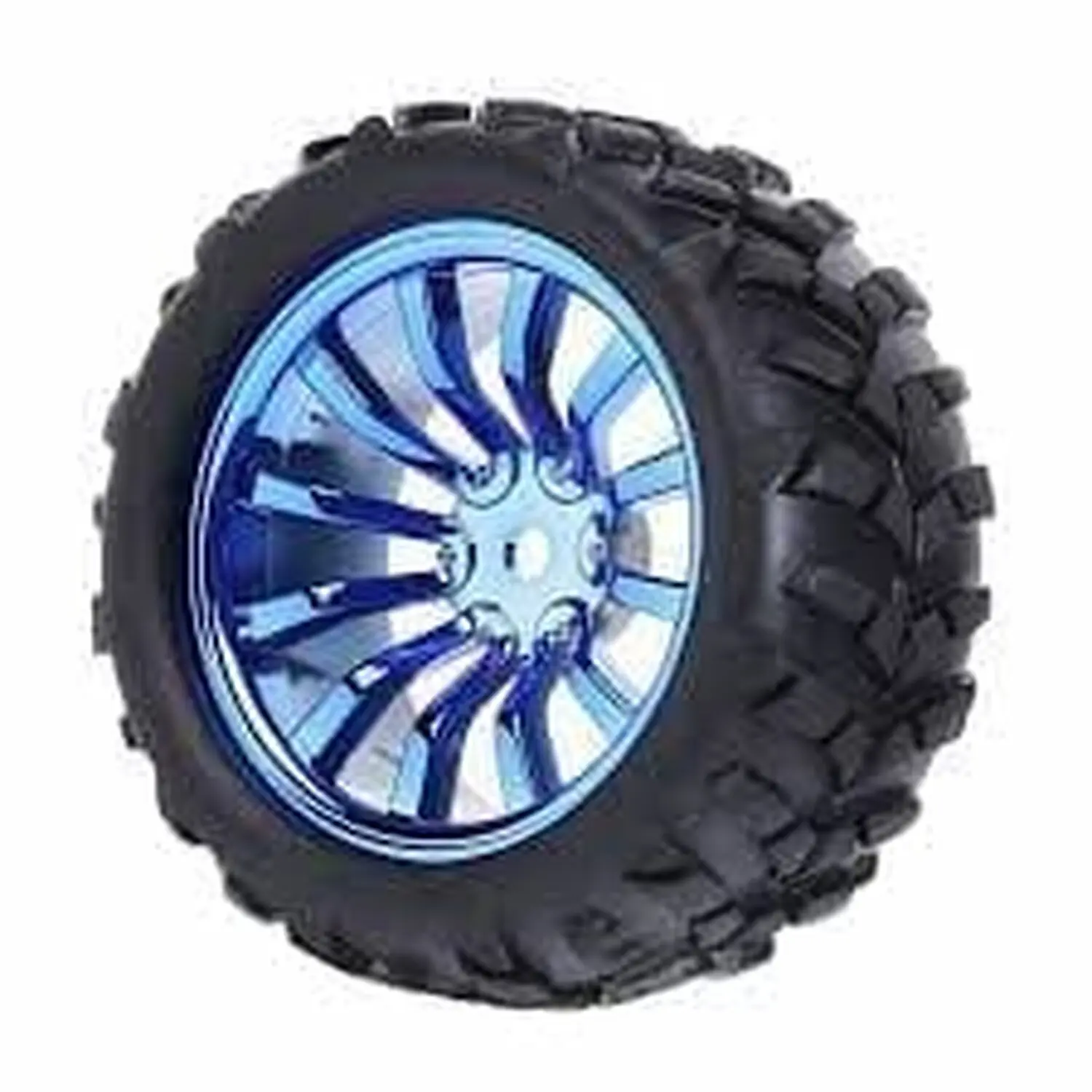 [DRO-01-A46] Roue Bleu 130 mm pour robot