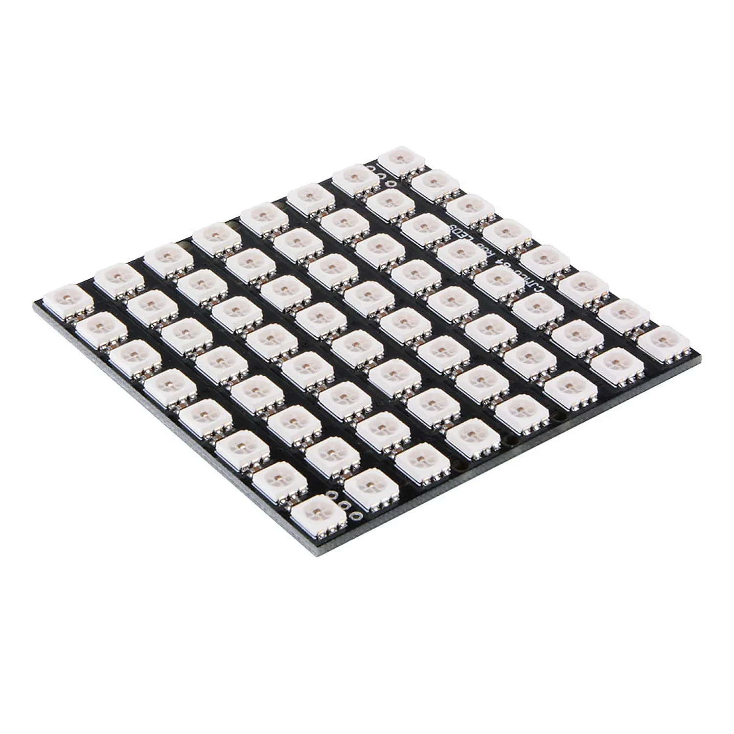 [DCD-01-B08] Carte Carré 64 x LED 8x8 SMD RVB 5050 - WS2812