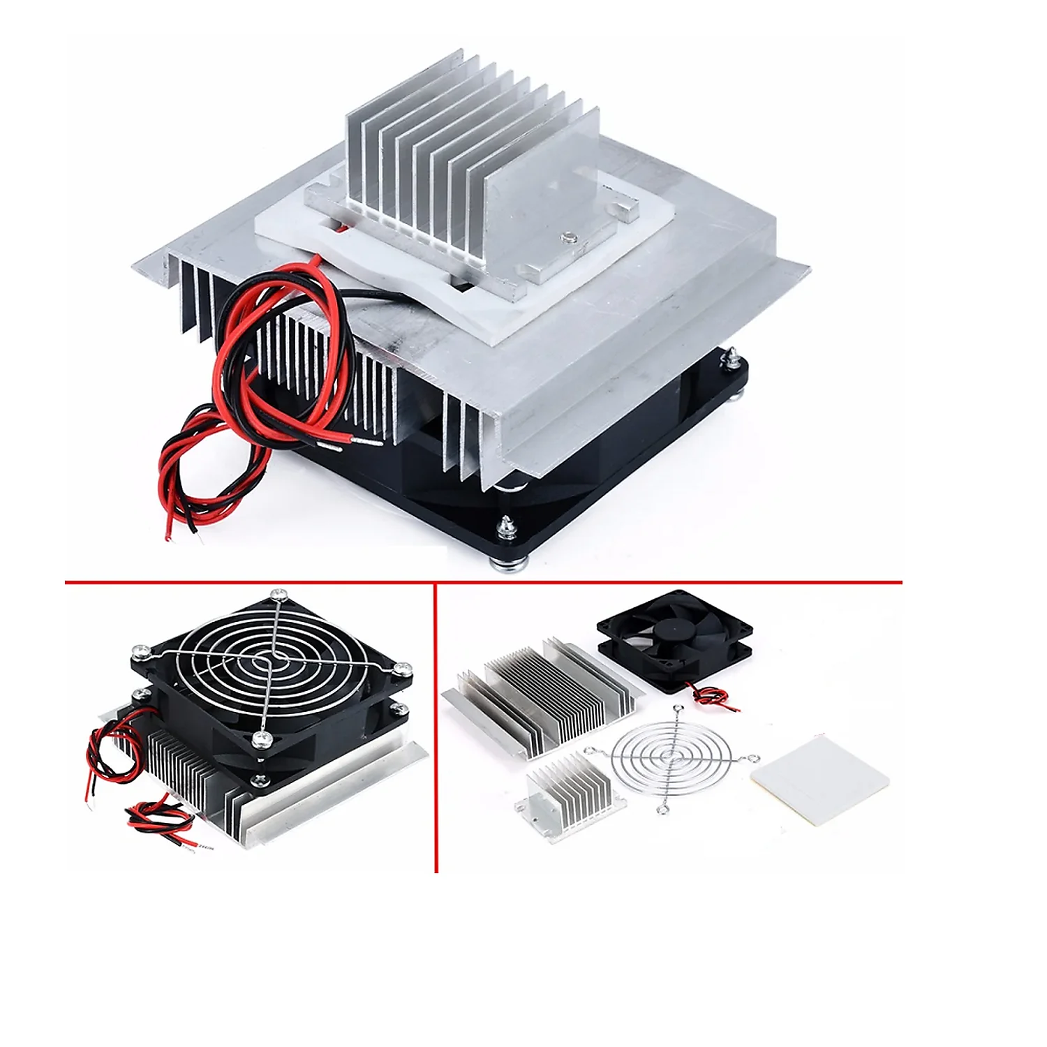 [DRS-02-A69] Kit Refroidisseur Thermoélectrique A Effet Peltier (TEC1-12706 non inclus)