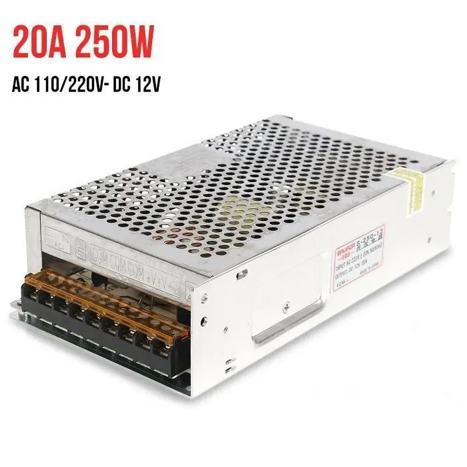 [DAR-02-S142] Alimentation à decoupage 220V AC / 12V DC 20A