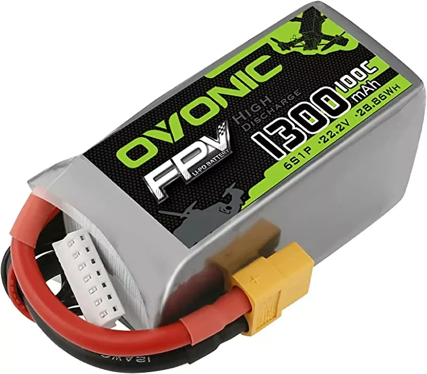 [DRO-02-A71] Batterie LIPO 6S 22.2v 1300mAh 100C T/XT60