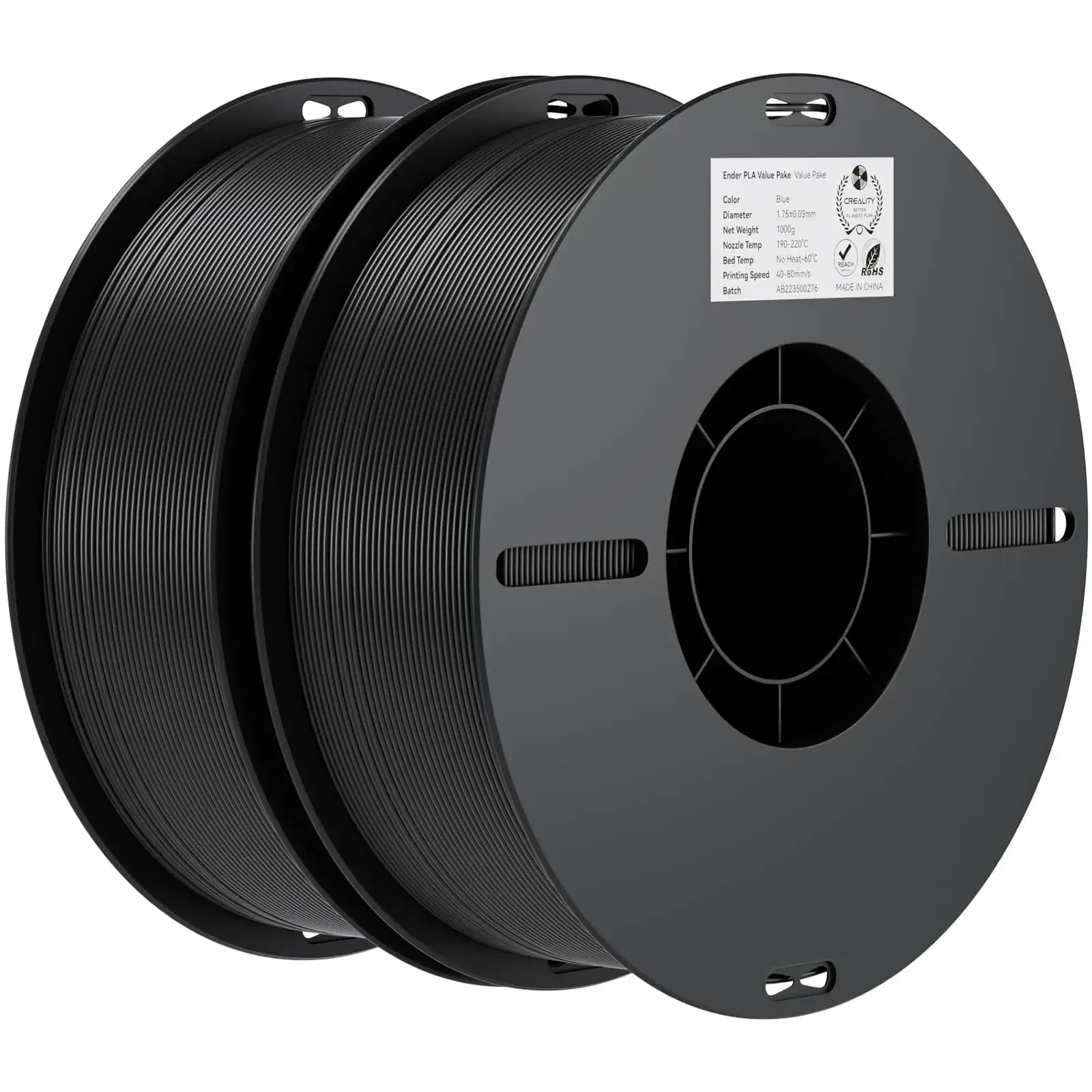 [DFL-02-F01] Ender-PLA Filament Noir 1.0kg 1.75mm