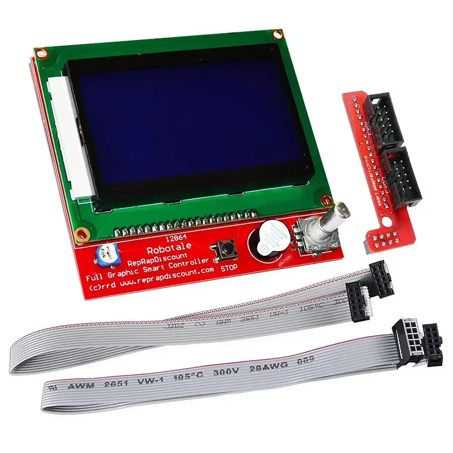 [DAR-01-C30] Contrôleur graphique LCD 12864 pour carte rampes 1.4