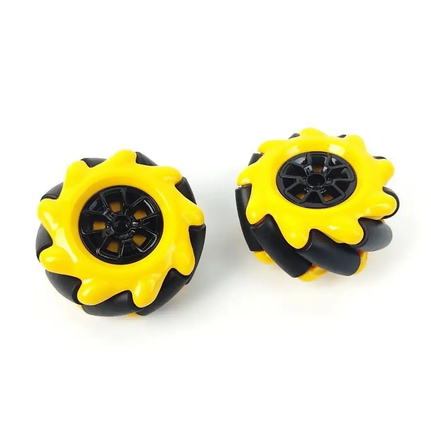 [DRO-01-A74] Kit de 2 Roues McNamum Jaune 80MM