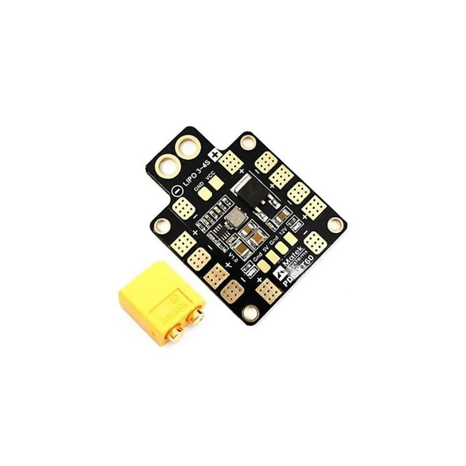 [DRO-02-A101] Carte distribution d'alimentation PDB XT60 BEC-5 V/2 A 12 V/0,5 A avec XT60