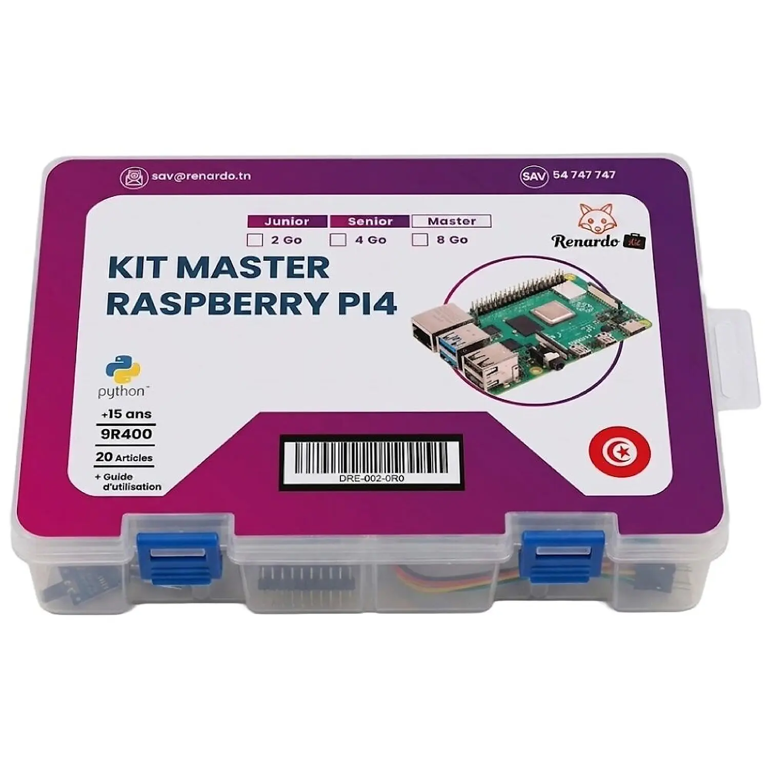 [DRE-002-0R06] Kit master Raspberry PI4 2GO