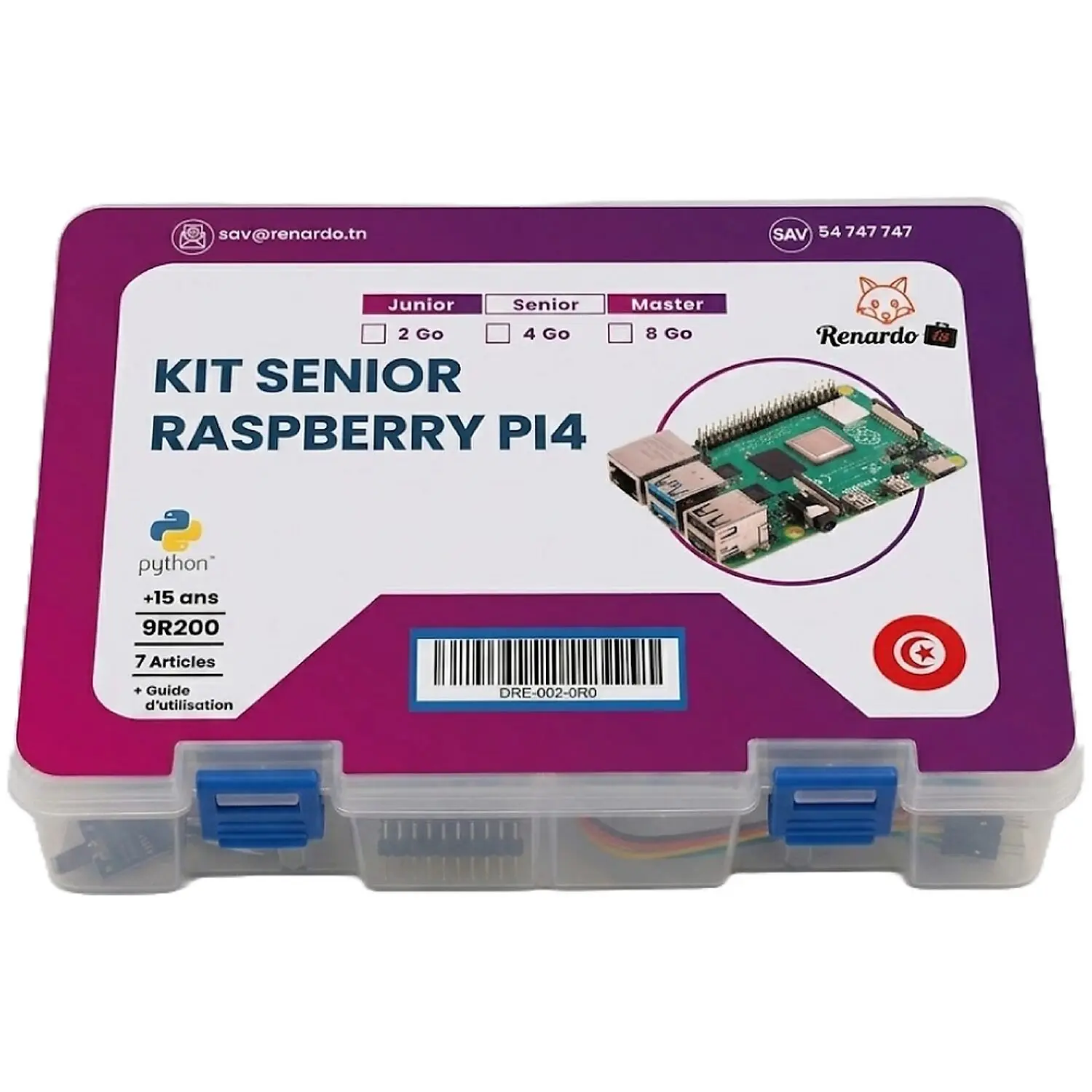 [DRE-002-0R05] Kit senior Raspberry PI4 2GO