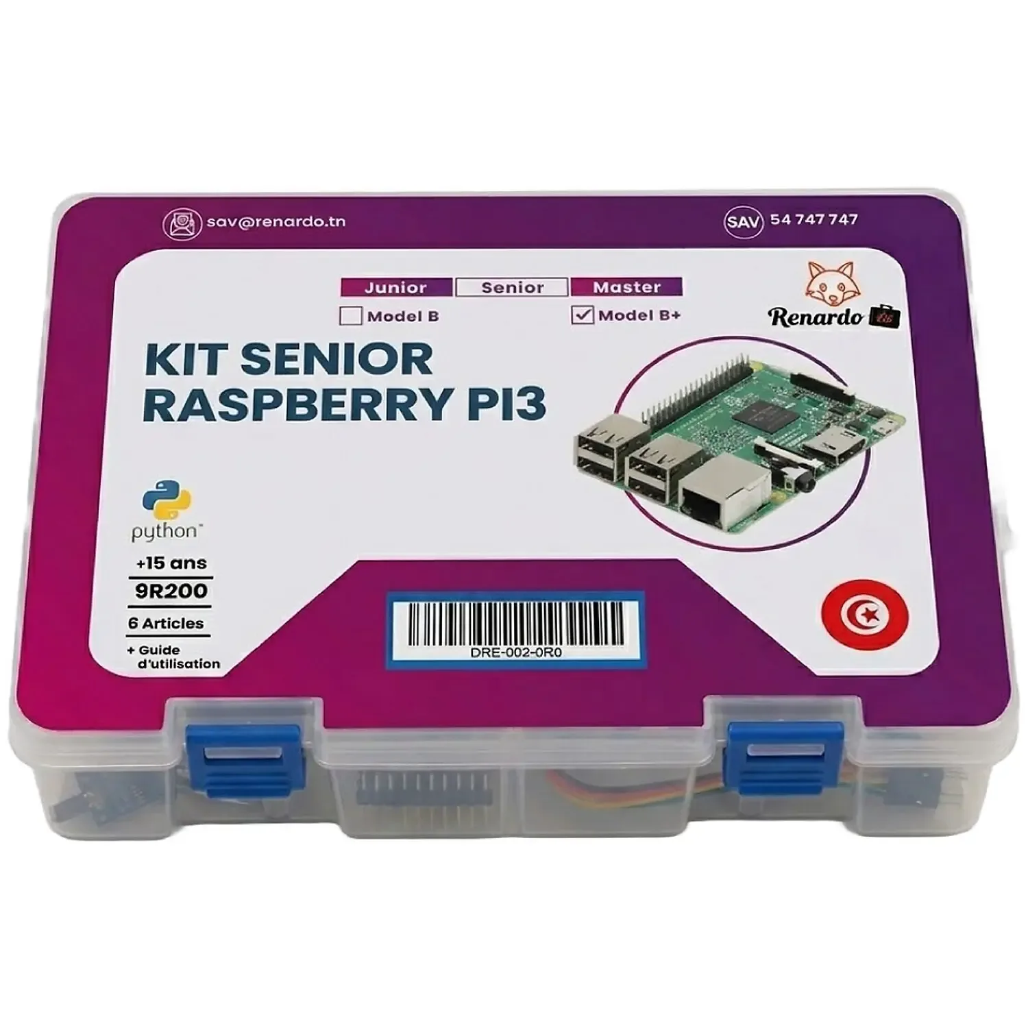 [DRE-002-0R03] Kit senior Raspberry PI3 Model B+