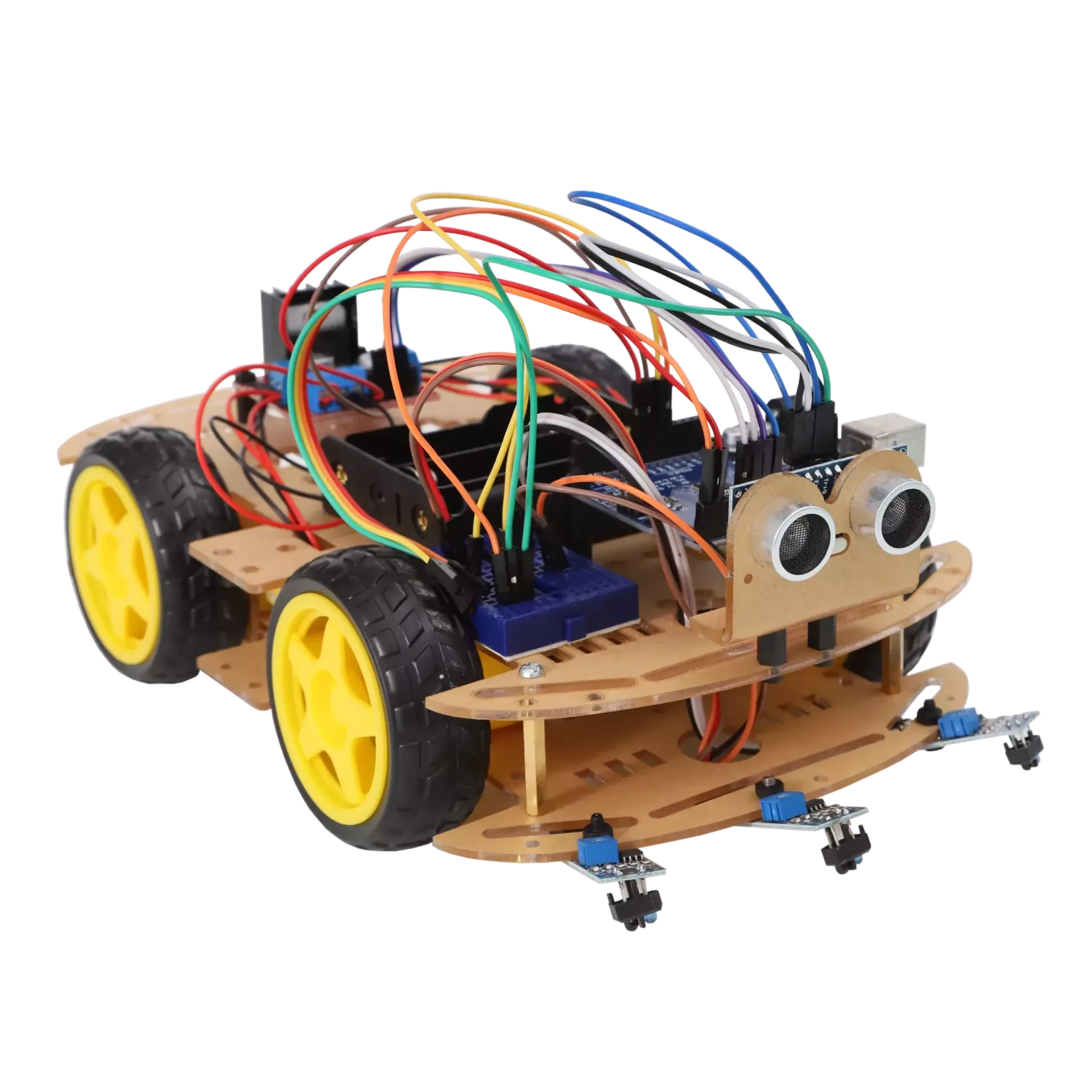 [DRE-001-0R02] Kit Robot Arduino 4WD 3 en 1 Renardo