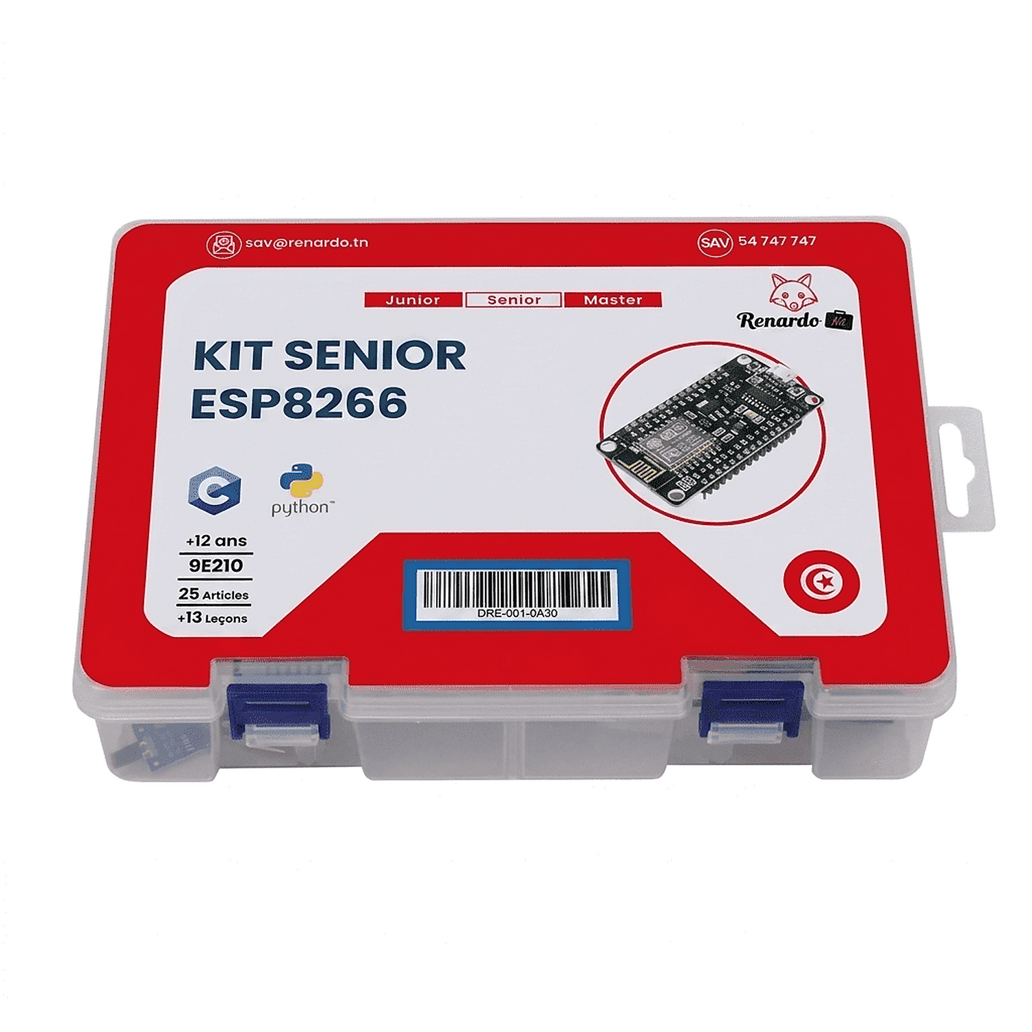 [DRE-001-0A30] Kit senior ESP8266 Renardo