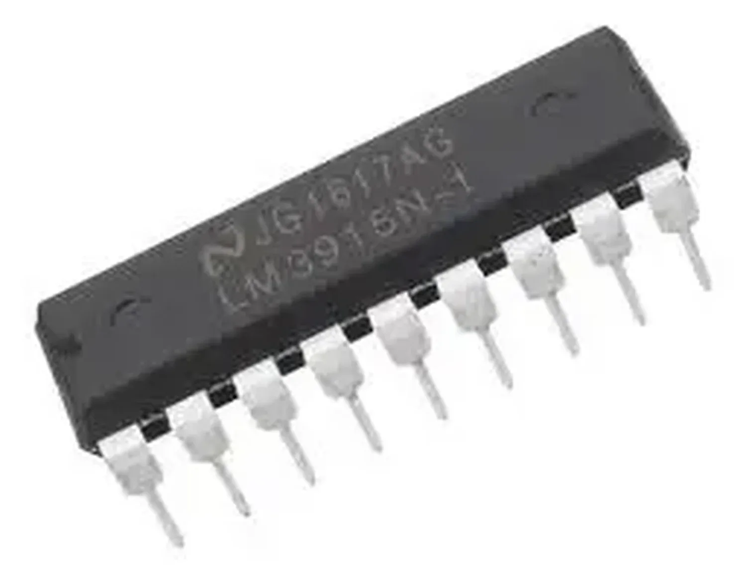 [DCD-01-T188] Circuit Intégré LM3915, Afficheur LED 10 Segments, Composant Électronique