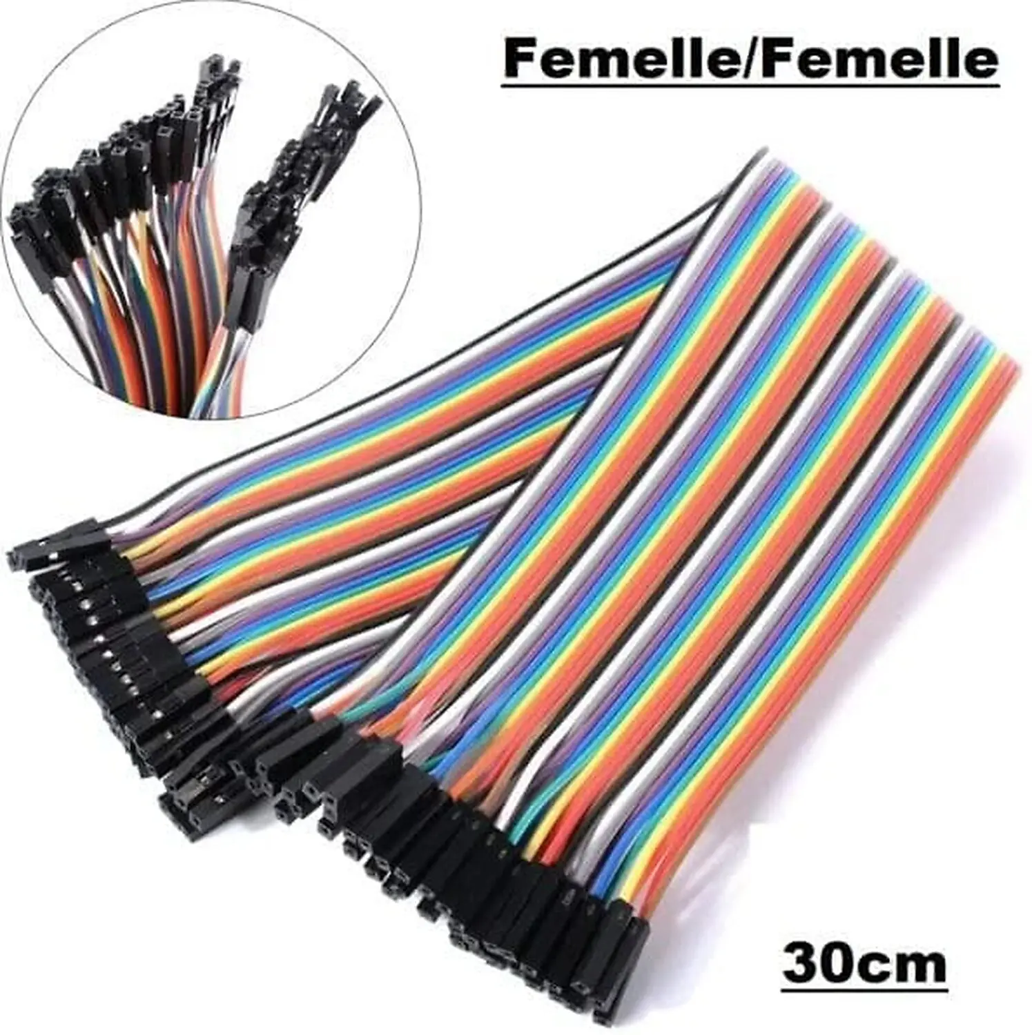 [DAR-02-F07] Fil jumper Femelle/Femelle 30cm