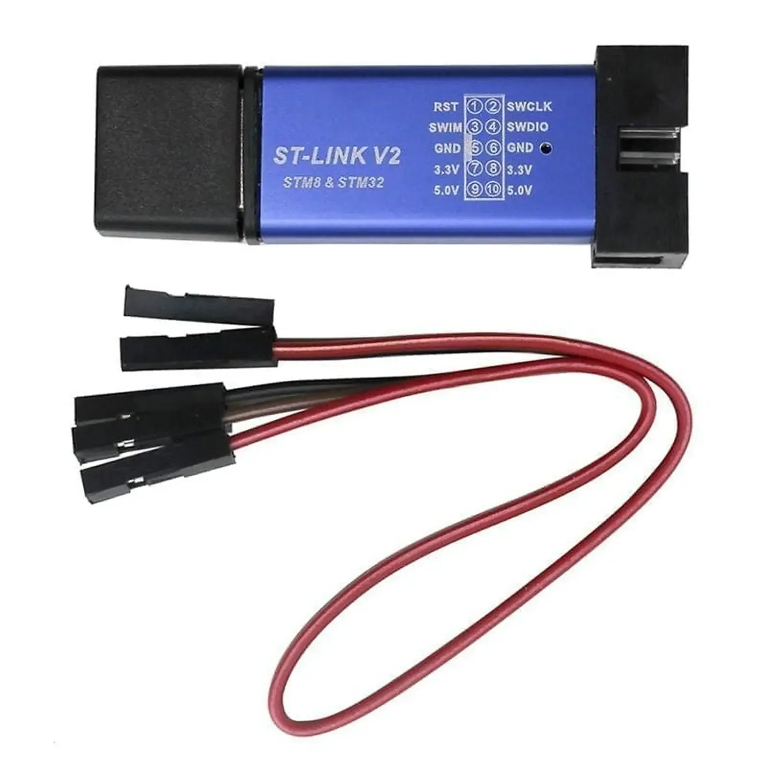 [ST-01-A02] Programmateur pour STM8 &amp; STM32 ST-LINK V2