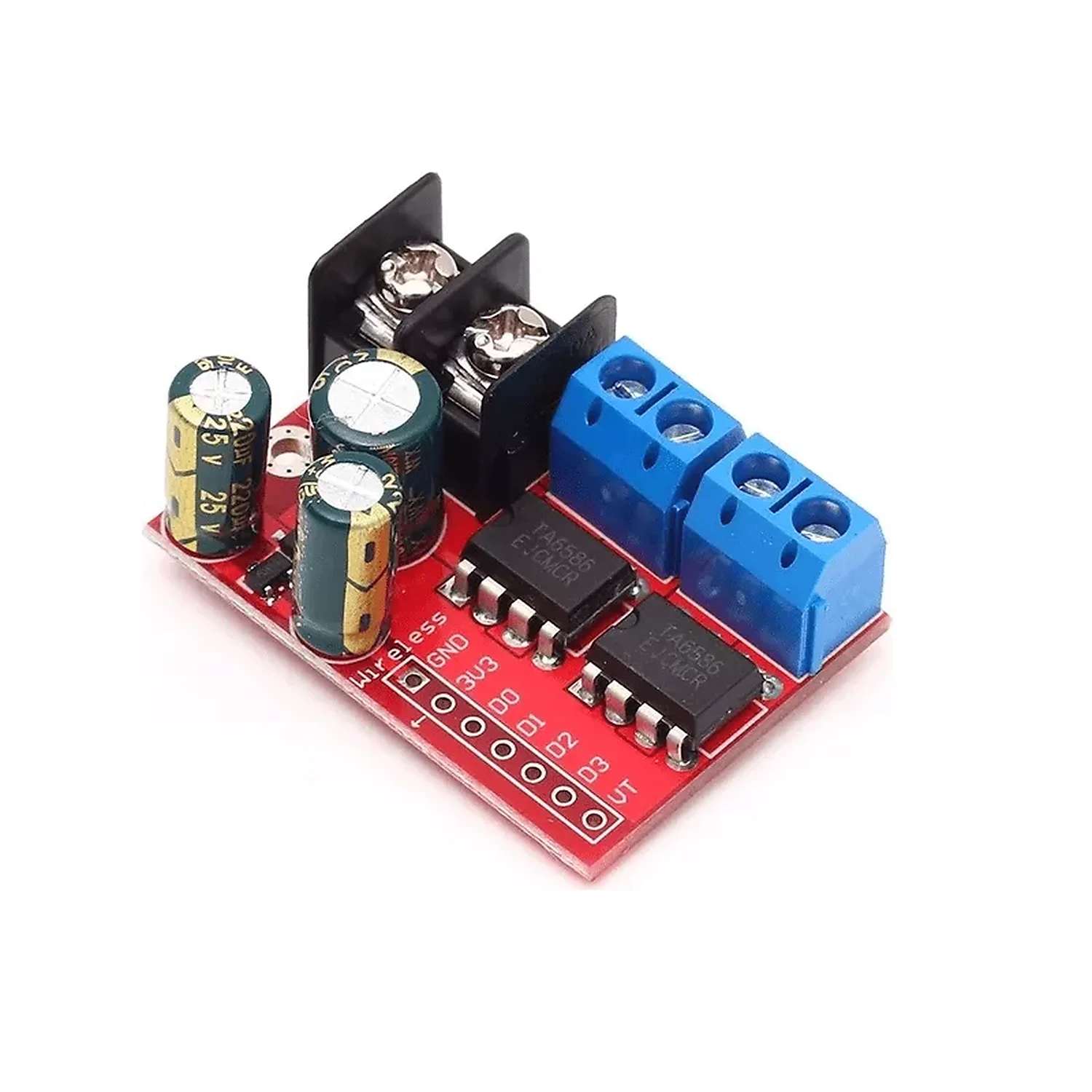 [DAR-02-A12] Carte driver moteur de pont Double  5A 3V-14V