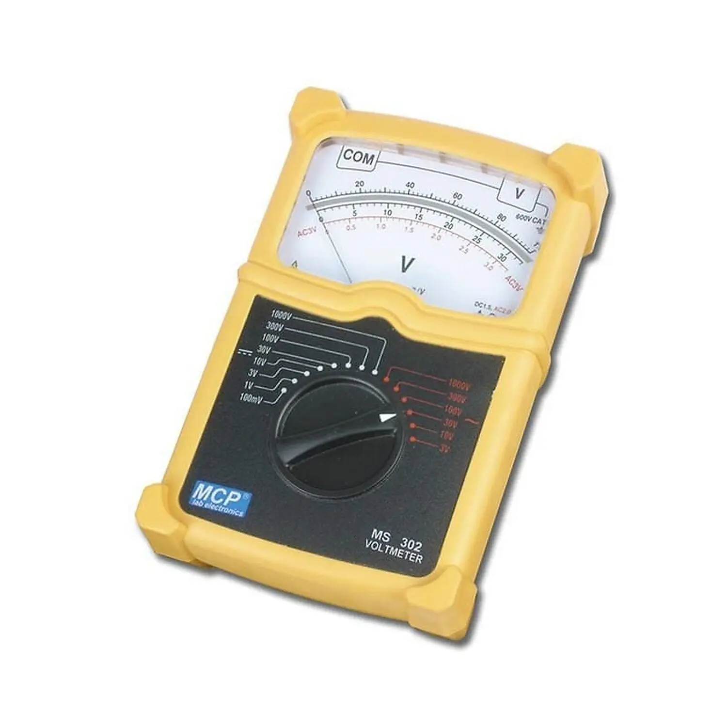 [MCP-01-V01] Voltmètre analogique MS-302 - Capteur de mesure pour tensions électriques
