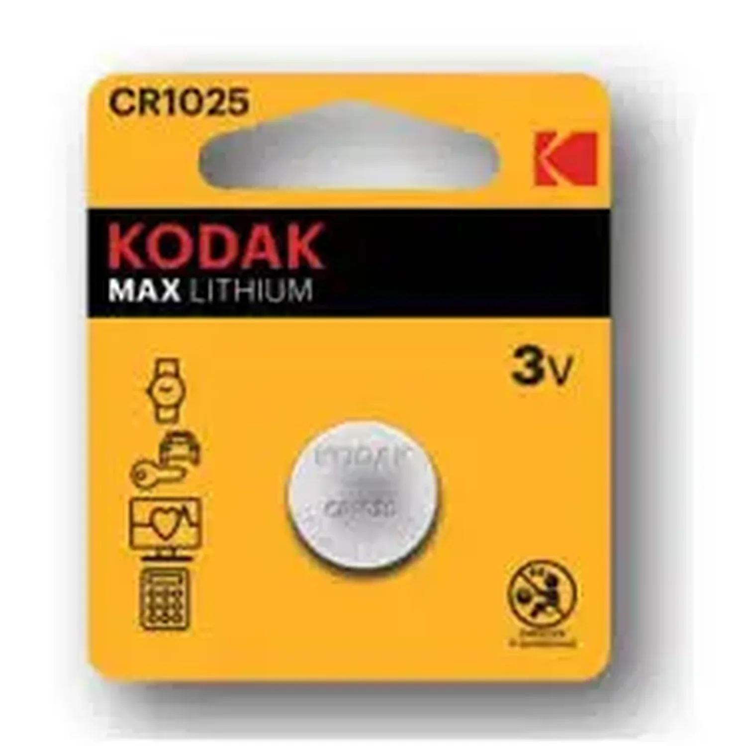 [DB-01-K14] Pile bouton KODAK MAX CR1025