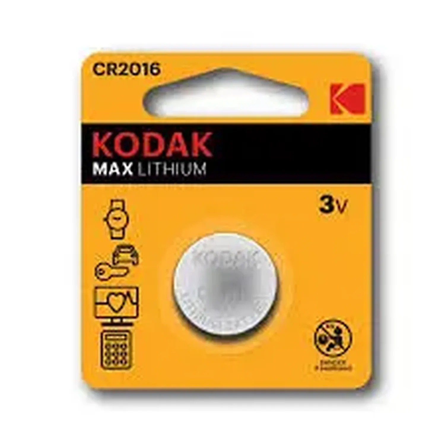 [DB-01-K13] Pile bouton KODAK MAX CR2016