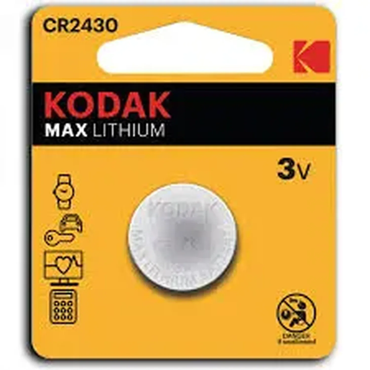 [DB-01-K19] Pile bouton KODAK MAX CR2430