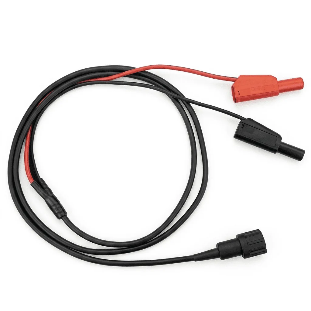[DCD-02-F08] Cable test série PTL927 BNC Male isolé -2 fiche banane 4mm empilable sécurisé