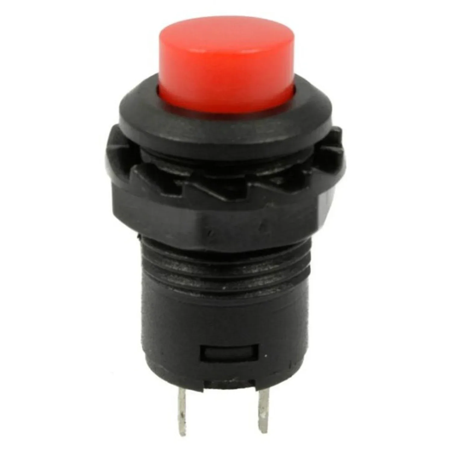 [DCD-02-C22] Bouton poussoir momentané rouge R13-502 12 mm sans verrouillage 3A 250V