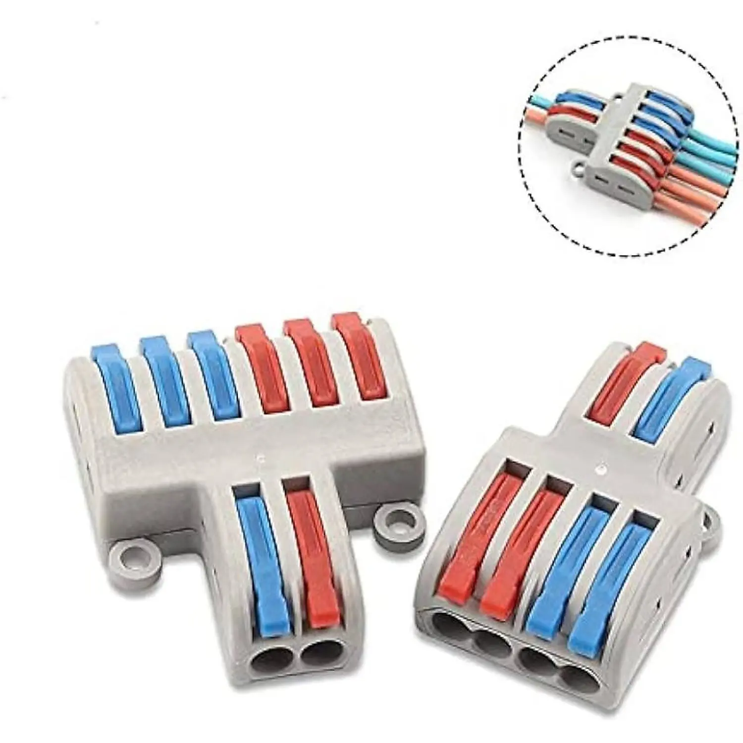 [DCD-01-F164] Connecteur de 6 bornes de fil 4E/2S LT-422 SPL-42