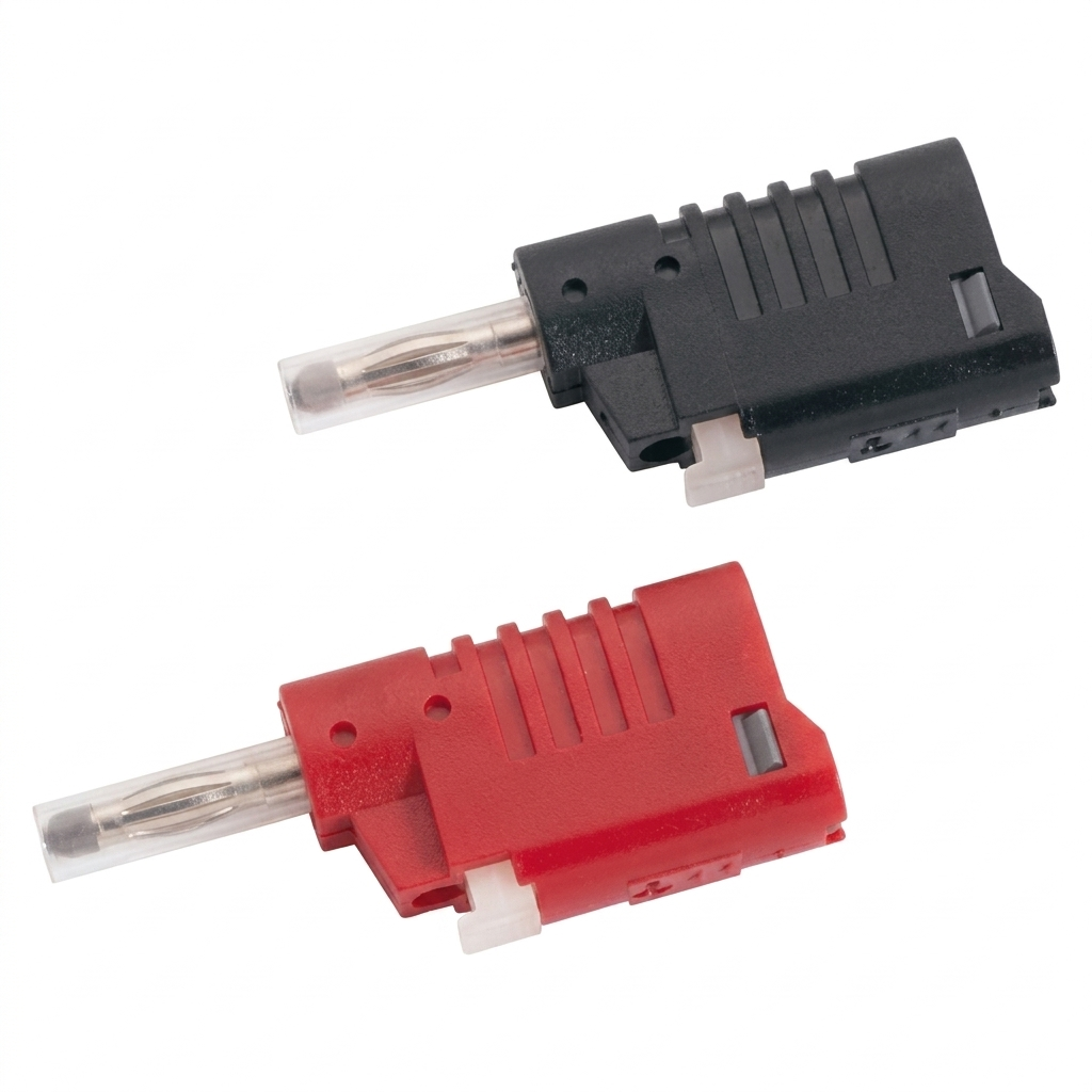 [DCD-01-F14] Fiche banane mâle sécurité 4 mm rouge