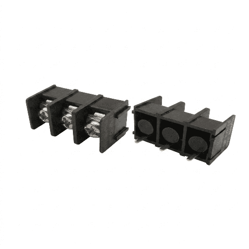 [DCD-01-C175] Bornier à barrière Noir KF7620 3Pin 7.62 mm