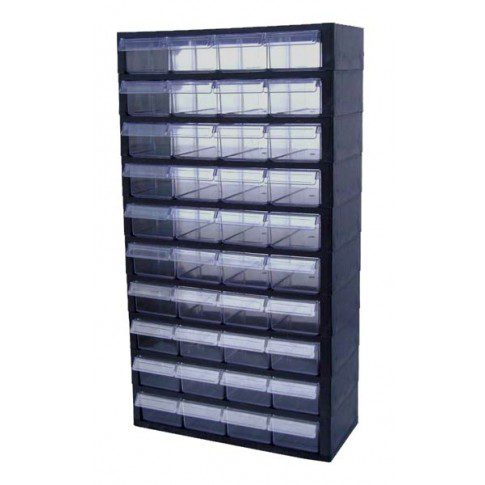 [DBP-01-A12] Bloc tiroirs plastique 40 PP Petit Model