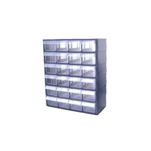 [DBP-01-A10] Bloc tiroirs plastique 24 PP Petit Model