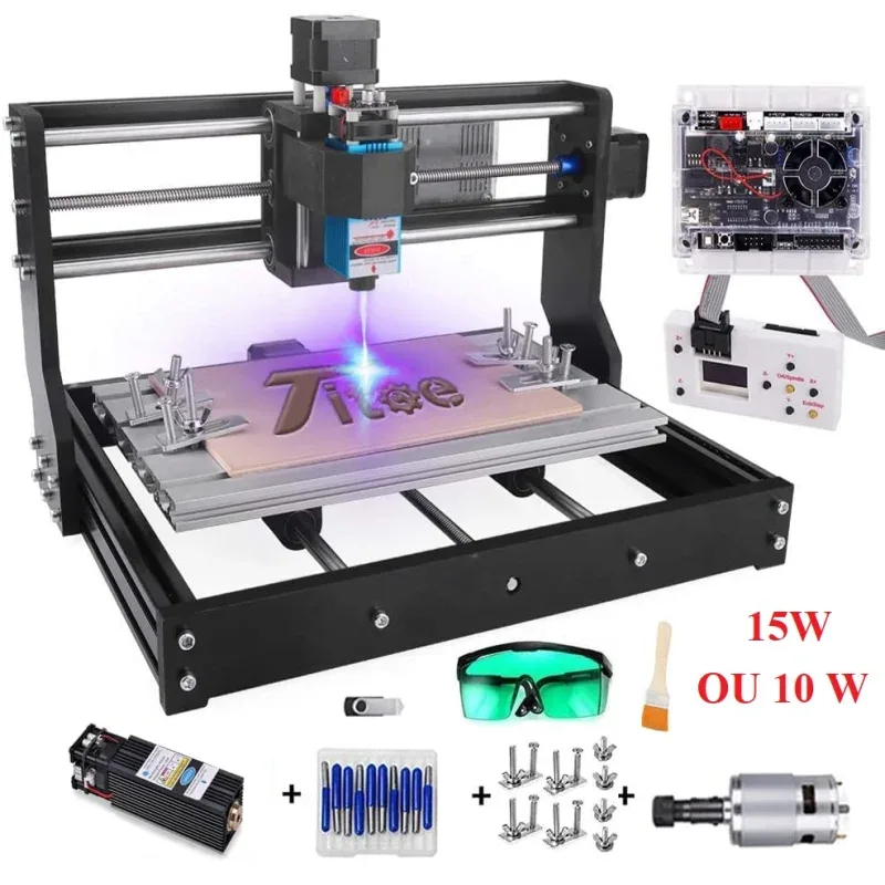 [DAR-03-C30] Machine gravure CNC 3018 Pro avec laser 5.5w + écran