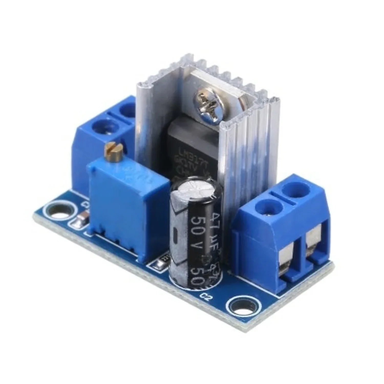 [DAR-02-V69] Module Régulation de tension LM317 DC-DC Vin=4.2-40V Vout=1.2-37V 2A