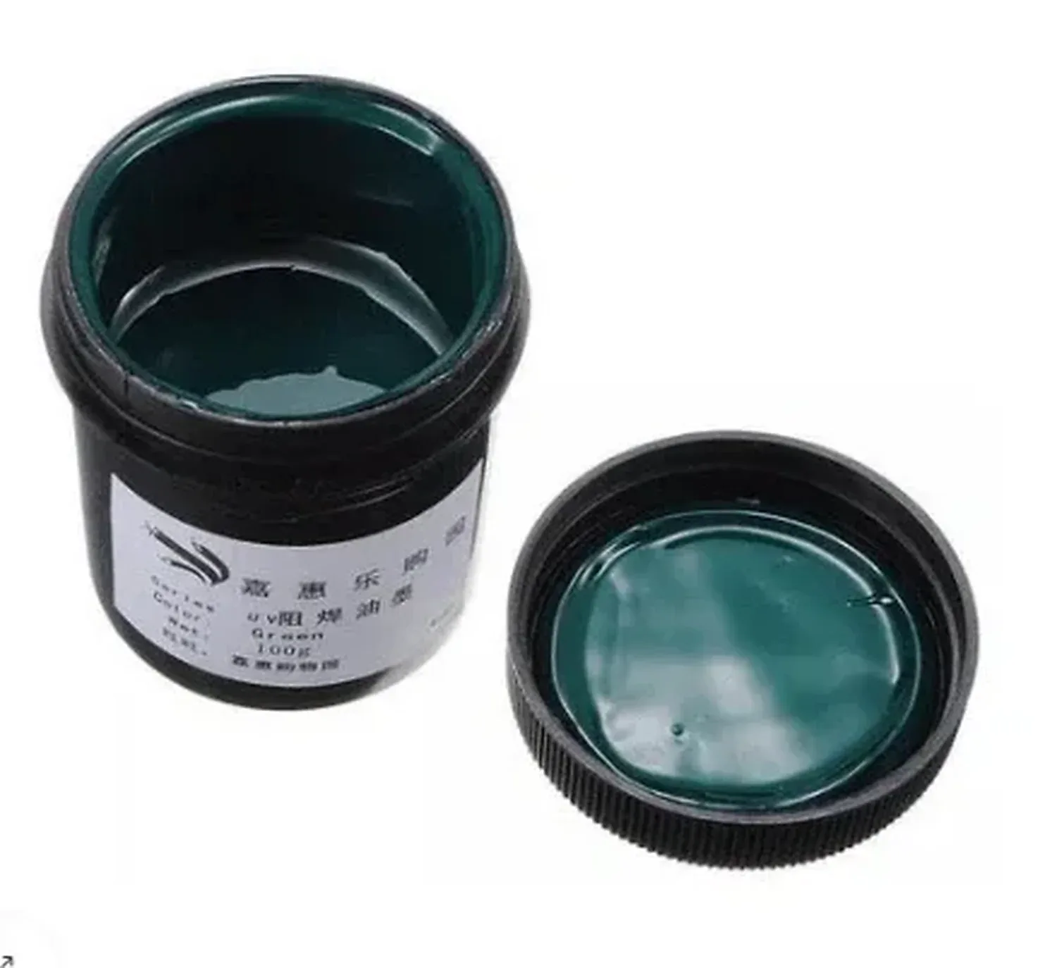 [DEA-03-A07] Encre UV verte 100mL - Composant pour soudure de circuits imprimés