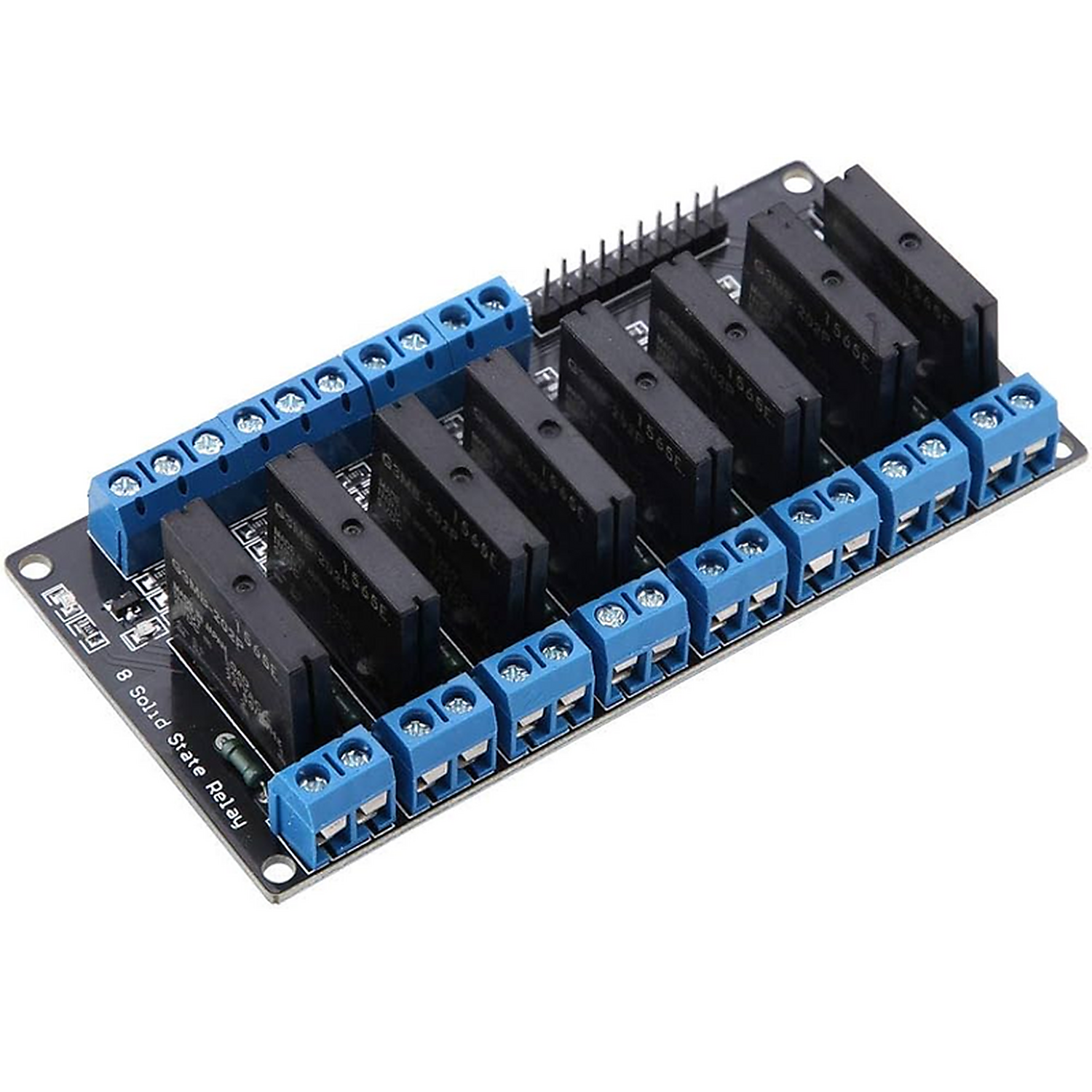 [DAR-02-R103] Module Relais OMRON 8CH 5V SSR 250V/2A Avec Fusible 2A