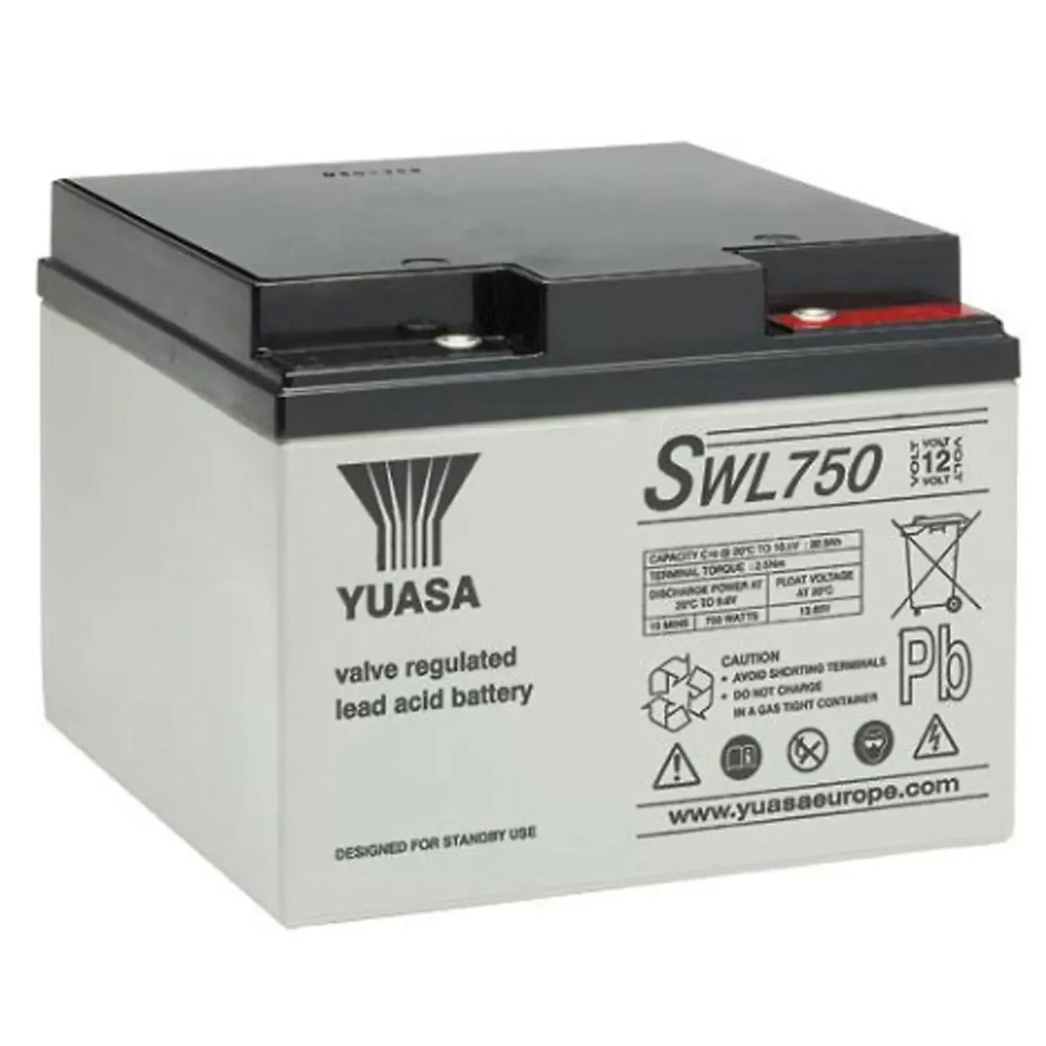 [DAR-02-S62] Batterie rechargeable ACID 12V 22.9Ah SWL750 YUASA