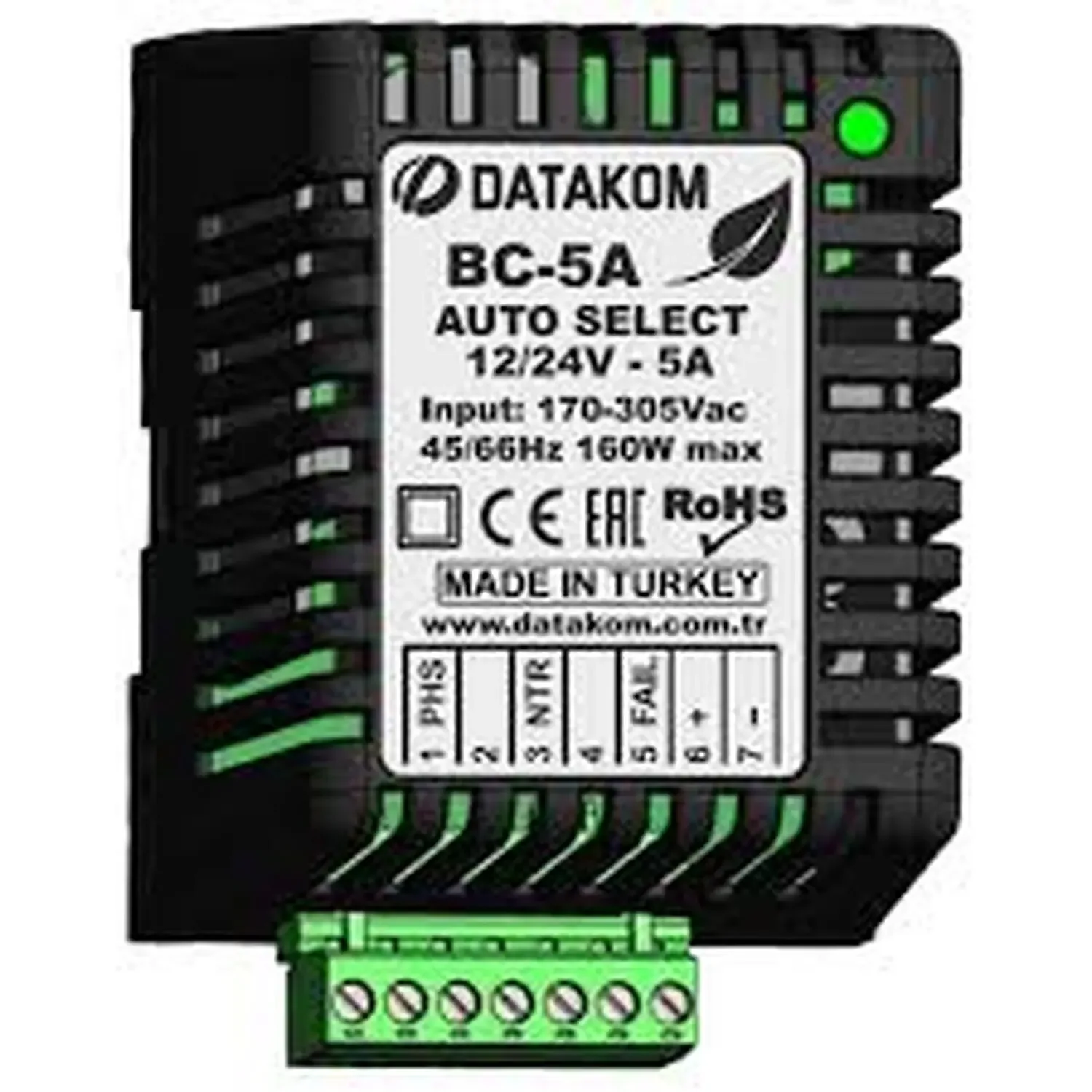 [DAR-02-S134] Chargeur batterie BC 5A auto select 12/24V 5A