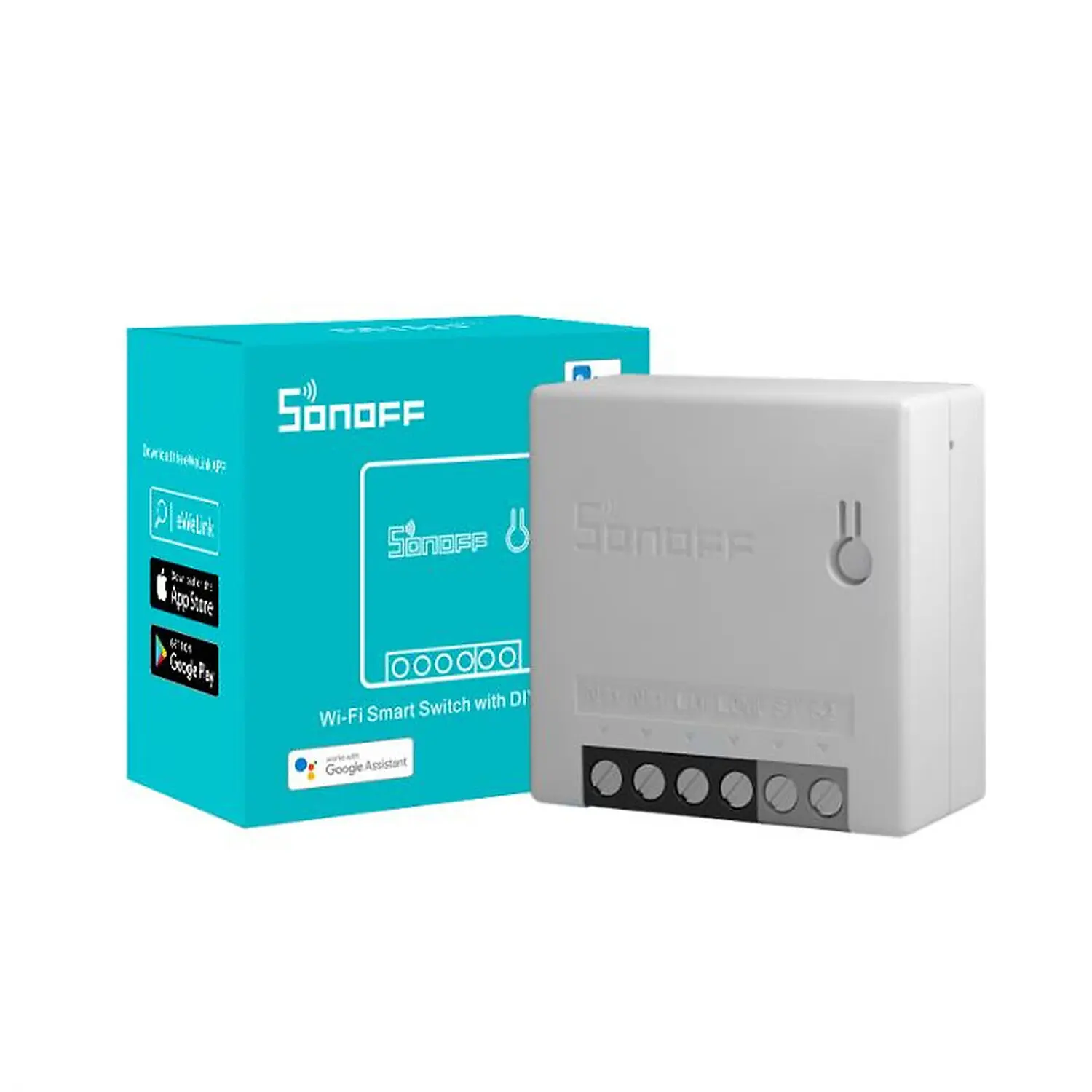 [DAR-01-B85] Commutateur wifi intelligent 2CH Sonoff MINIR2 DIY 10A fonctionne avec Alexa/Google Home