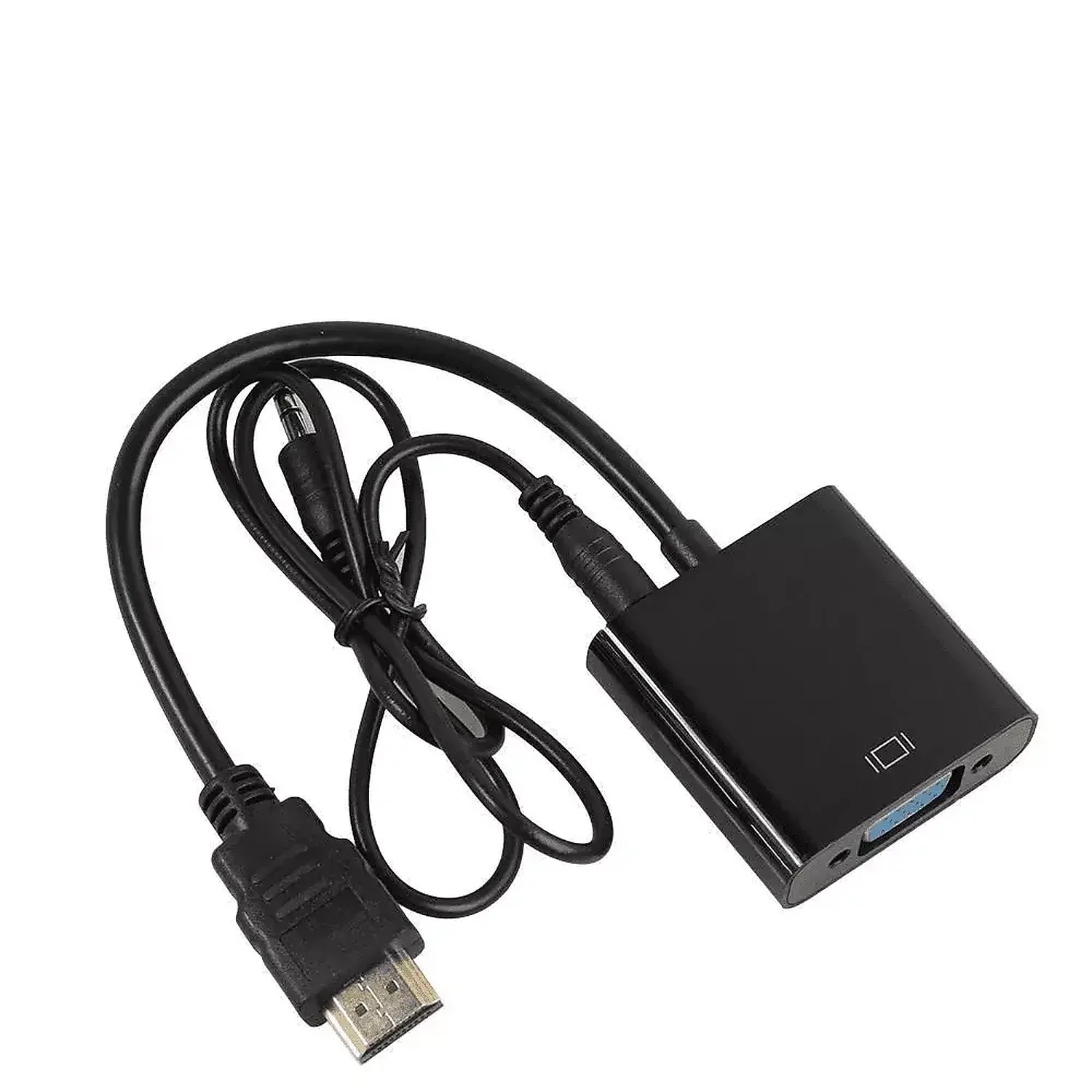 [DRS-02-A21] Adaptateur HDMI Male vers VGA Femelle + Cable audio jack 3,5mm