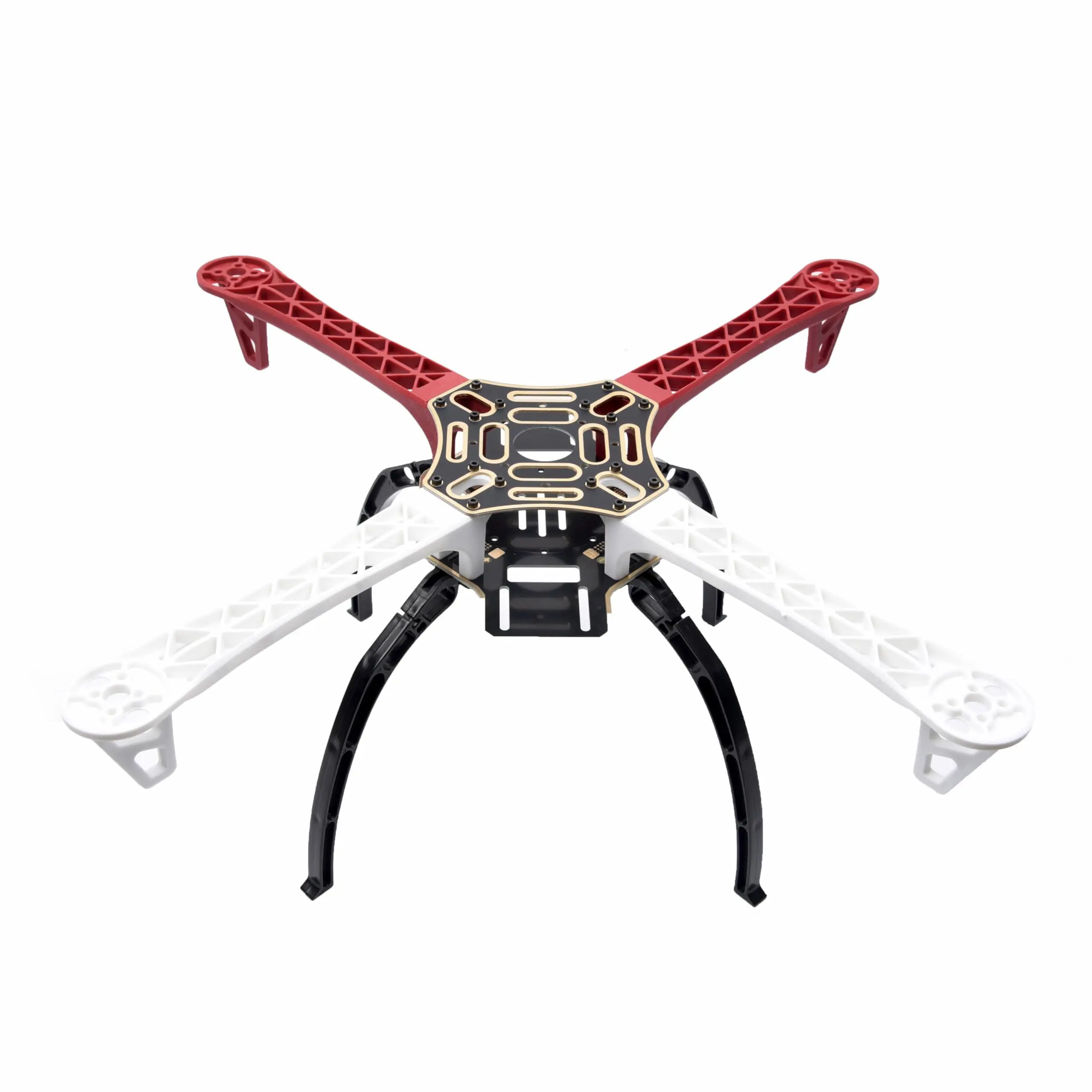 [DRO-02-A70] Chassis Quadcopter F450 Rouge et blanc + support pieds