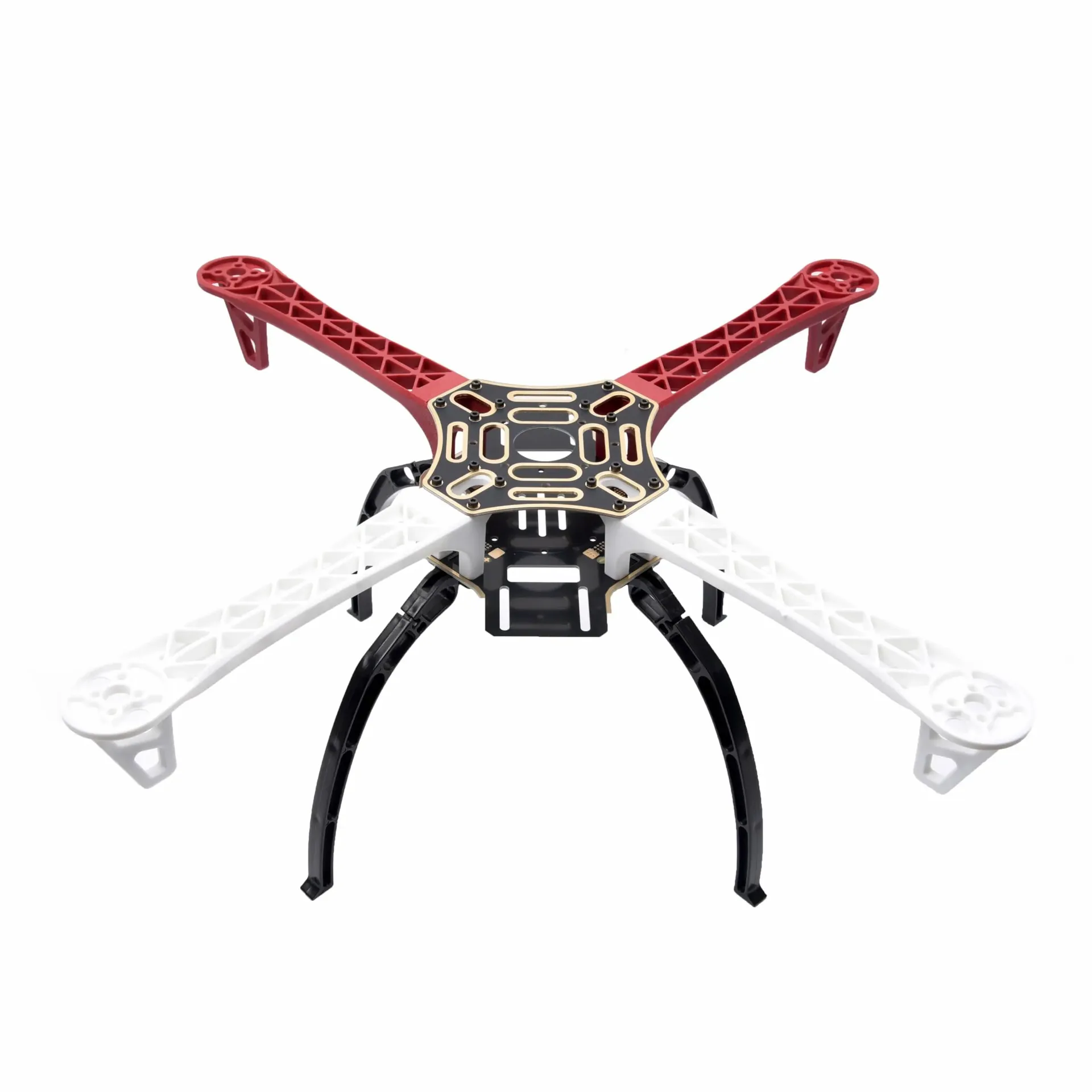 [DRO-02-A70] Chassis Quadcopter F450 Rouge et blanc + support pieds