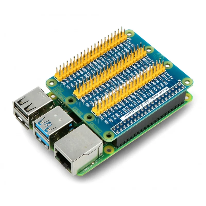 [DRS-02-A53] Module d'extension GPIO Shield pour Raspberry Pi2,3,B,B+