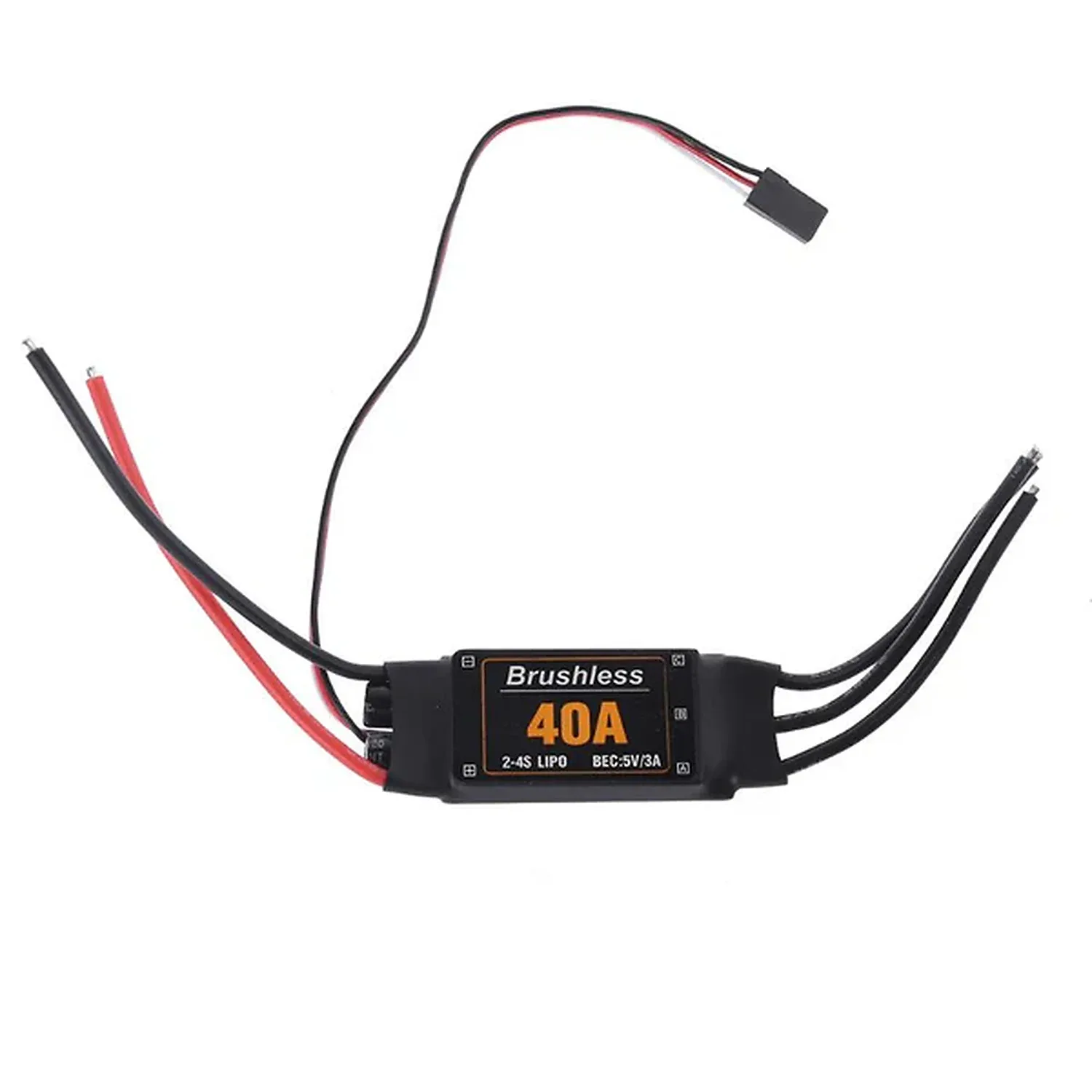 [DRO-02-A21] Contrôleur de vitesse ESC 40A pour drones avec fiche banane et T plug JST