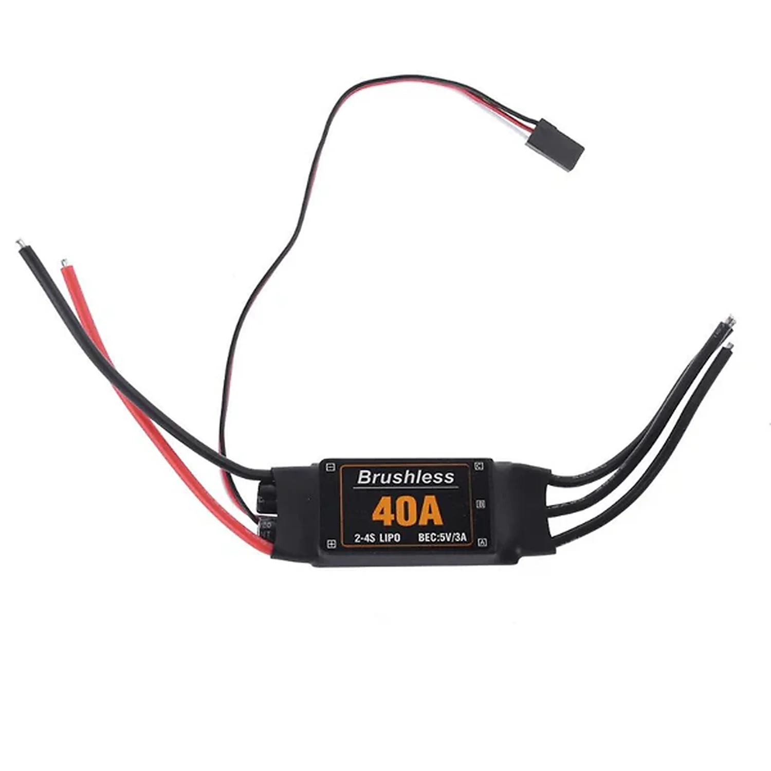 [DRO-02-A21] Contrôleur de vitesse ESC 40A pour drones avec fiche banane et T plug JST