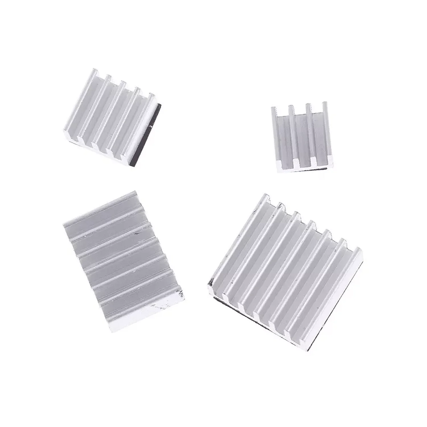 [DRS-02-A65] Ensemble dissipateur de chaleur blanc 4 en 1 en aluminium pour Raspberry Pi 4B