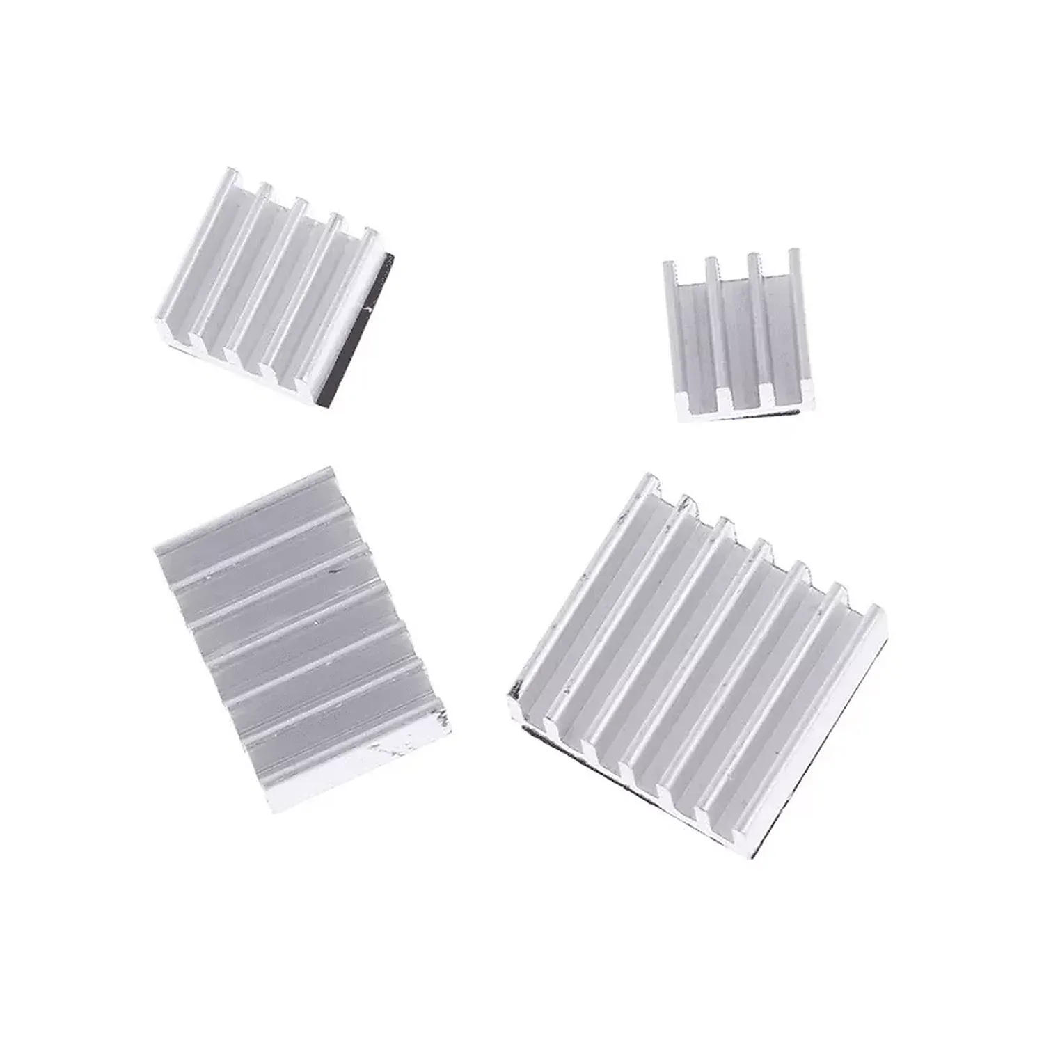 [DRS-02-A65] Ensemble dissipateur de chaleur blanc 4 en 1 en aluminium pour Raspberry Pi 4B